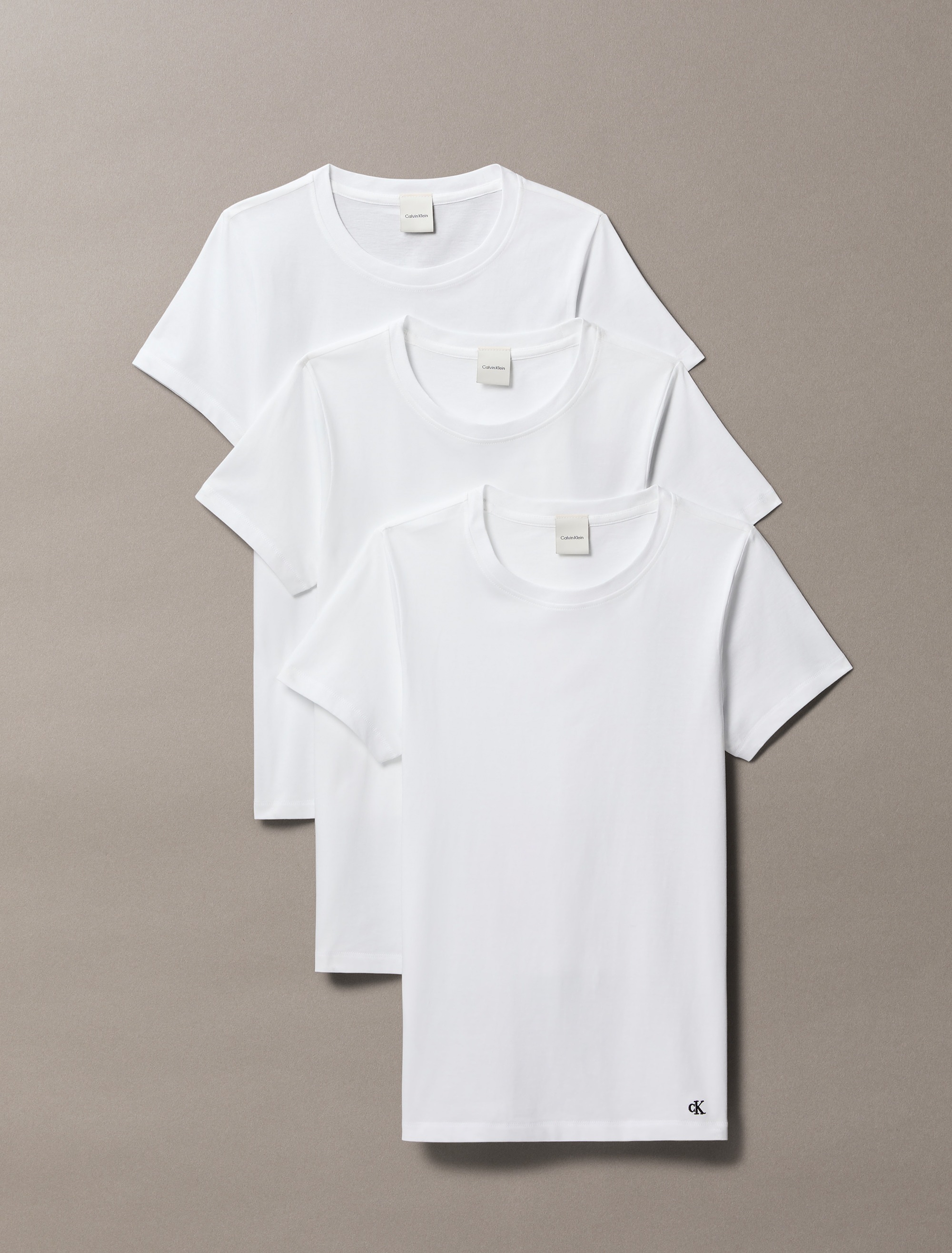 Calvin Klein Underwear T-Shirt »COTTON TEE 3PK«, (Packung, 3er-Pack), Mit Rundhalsausschnitt