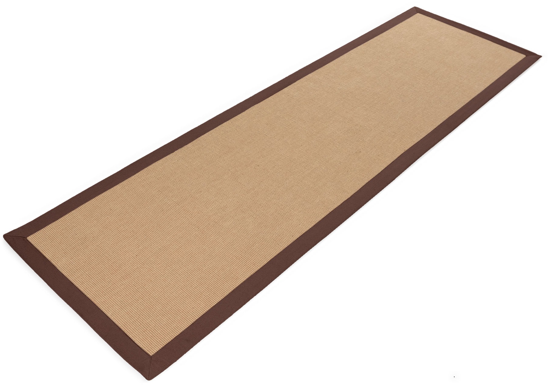 carpetfine Sisalteppich »Sisal,  auch als Läufer erhältlich«, rechteckig, 5 mm Höhe, mit farbiger Bordüre, Anti Rutsch Rückseite, viele Größen, Wohnzimmer