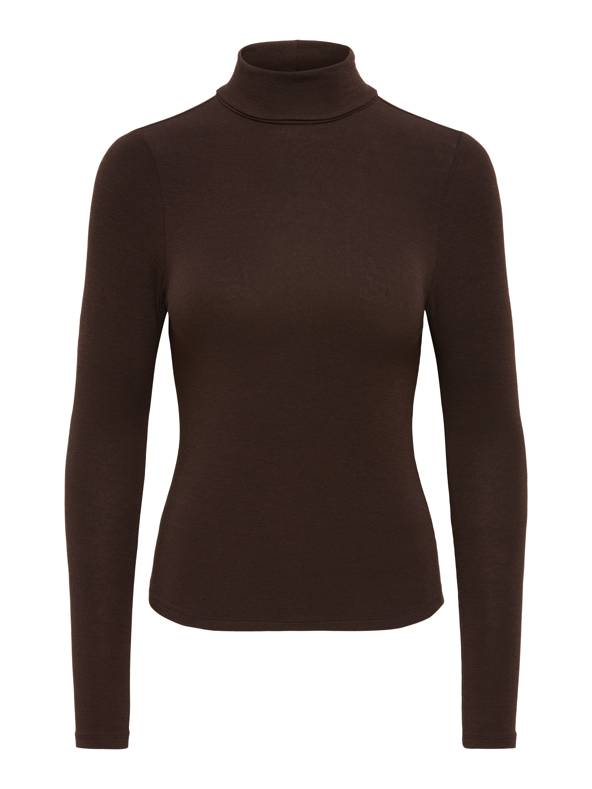 ONLY Rollkragenshirt »ONLGLAMOUR L/S ROLL-NECK TOP JRS NOOS« Materialmix, slim fit