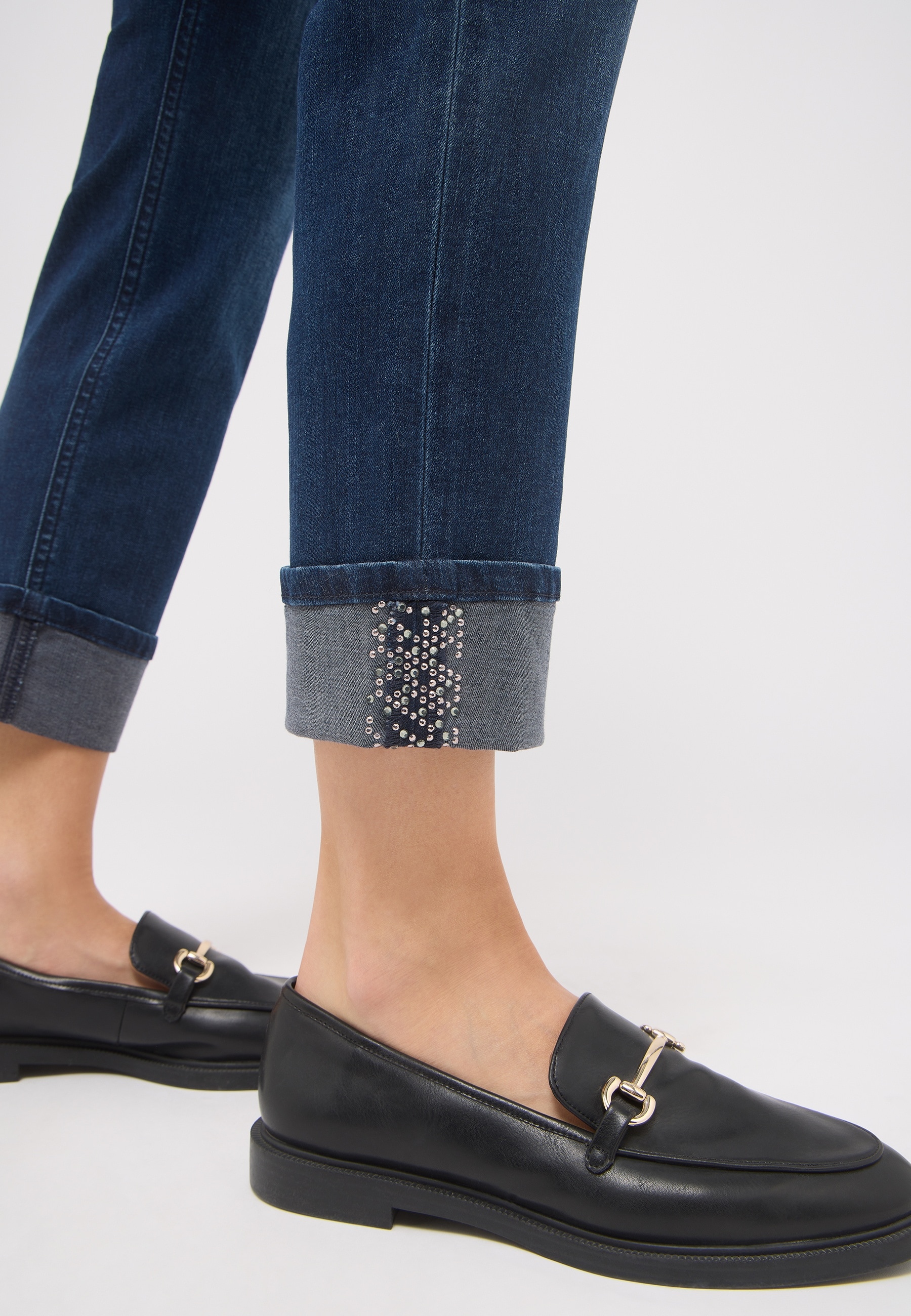 ANGELS 7/8-Jeans »CICI CROP GLAM«, mit Schmucksteinchen veredelt