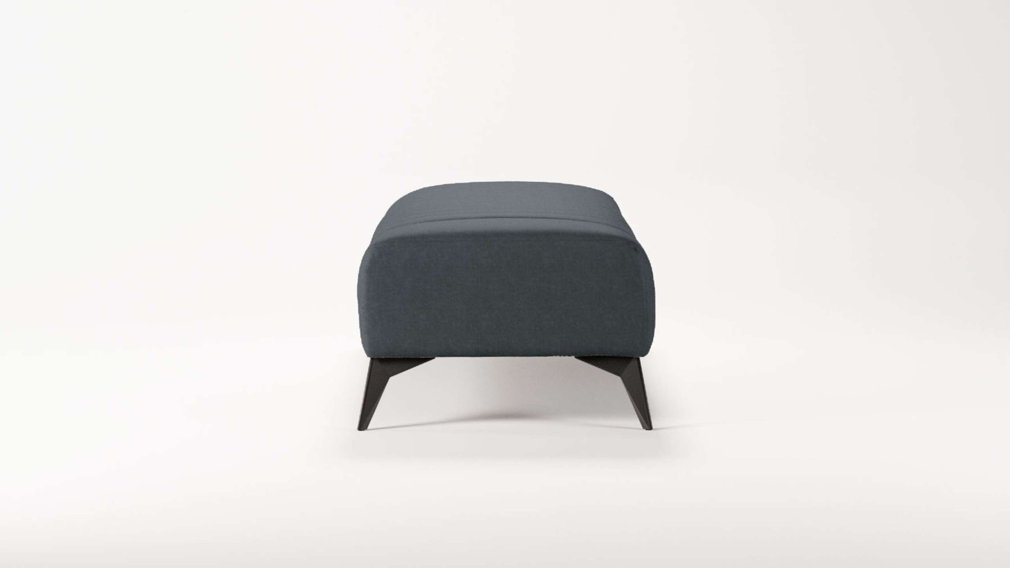 Places of Style Polsterhocker »MATTHEW Sitzhocker XXL, Maße B/T/H: 140/60/43 cm«, Steppung, belastbar bis 180 kg