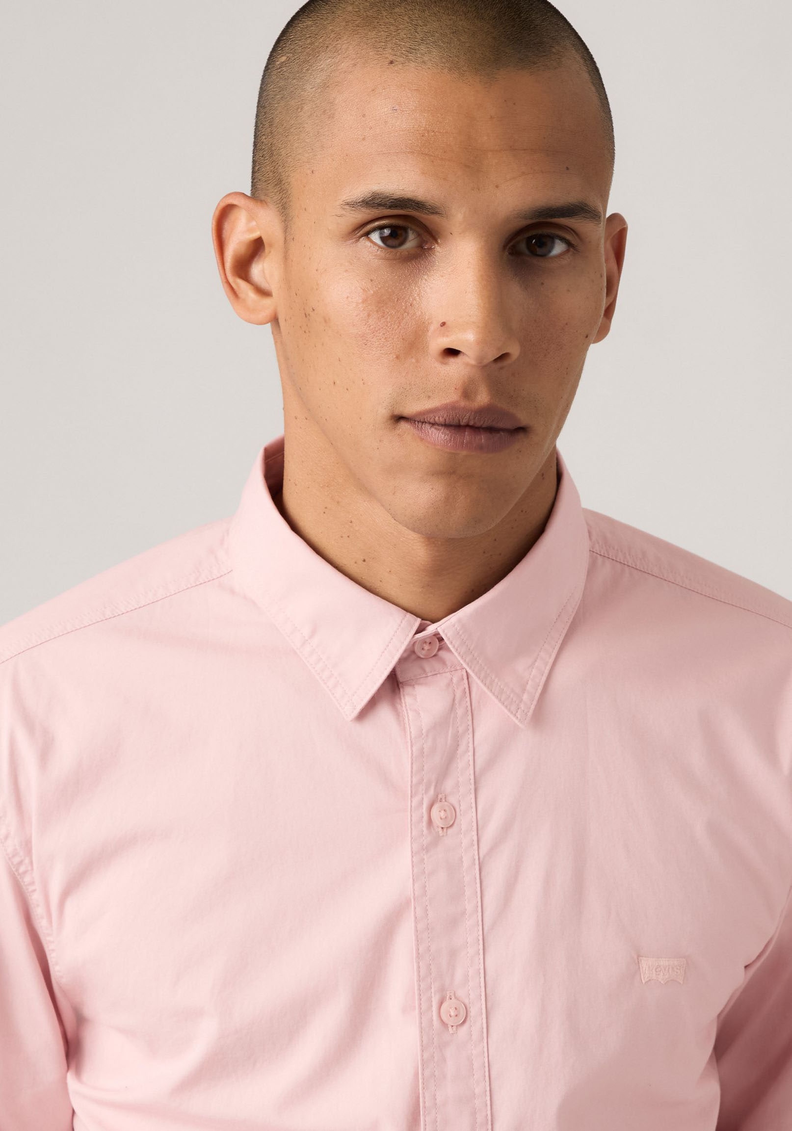 Levi's® Jeanshemd »BATTERY HM SHIRT SLIM«, mit Logobadge
