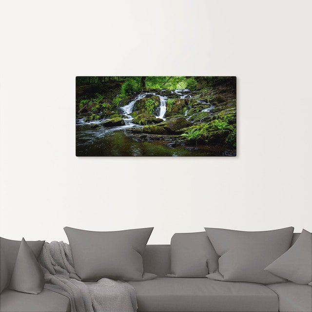 Artland Wandbild »Wasserfall Panorama«, Wasserfallbilder, (1 St.), als  Alubild, Leinwandbild, Wandaufkleber oder Poster in versch. Größen auf  Rechnung kaufen