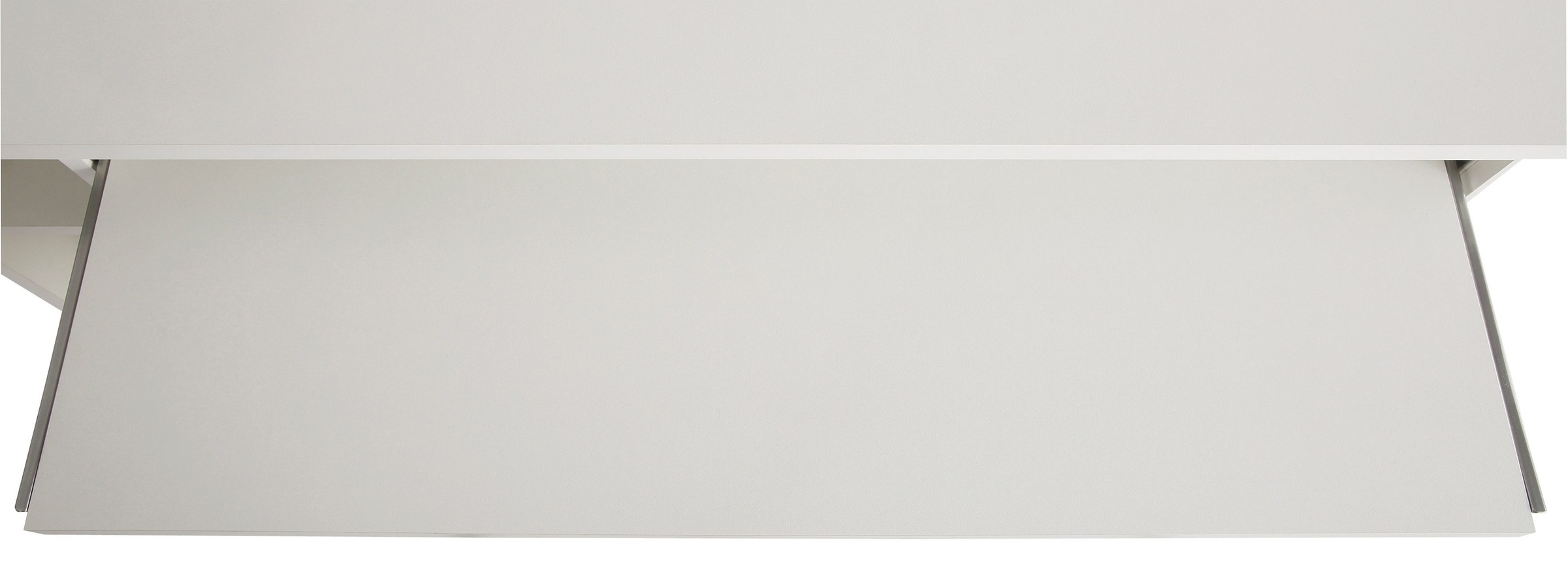 VOGL Möbelfabrik Schreibtisch »Tim mit seitlich offenen Fächern & Tastaturauszug,«, Druckerablage, 1 Schublade, Breite 138 cm, Made in Germany