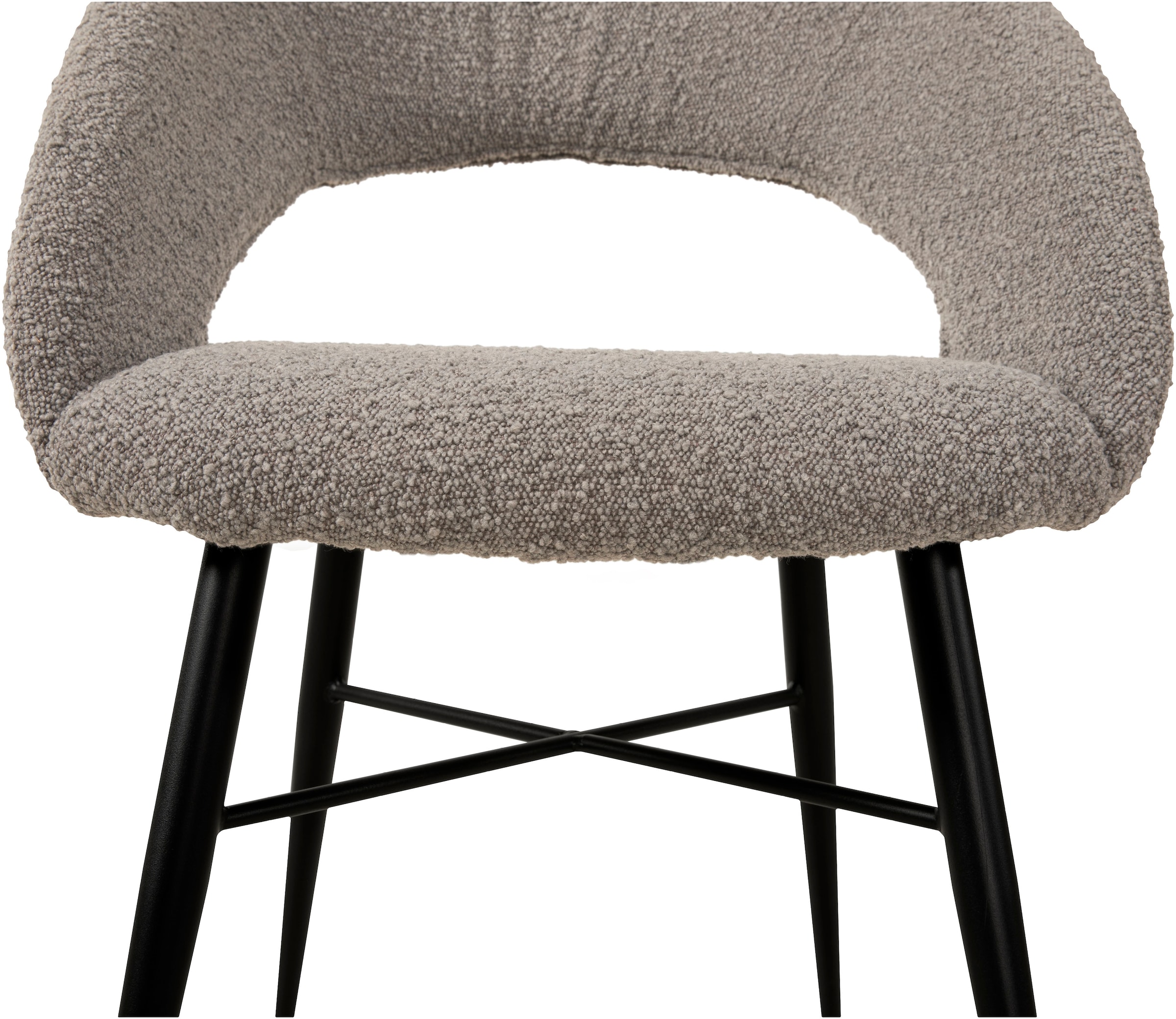 OMG Design Esszimmerstuhl »Marley«, (Set), 1 St., Stoff, mit modernem Cut-Out, Bouclé Bezug