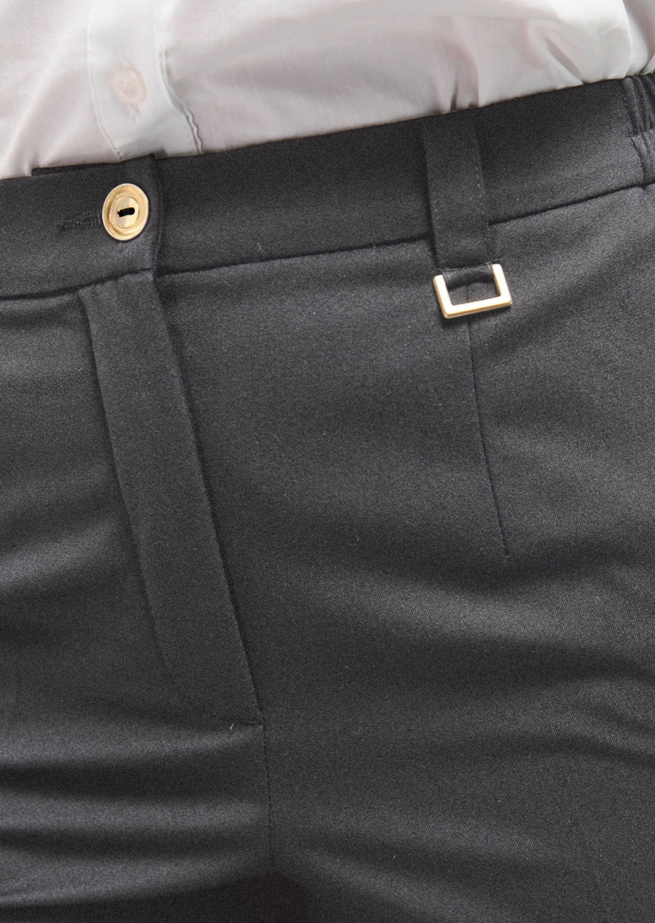 GOLDNER Stoffhose »Bequeme Hose LOUISA COMFORT+ mit Bügelfalte«