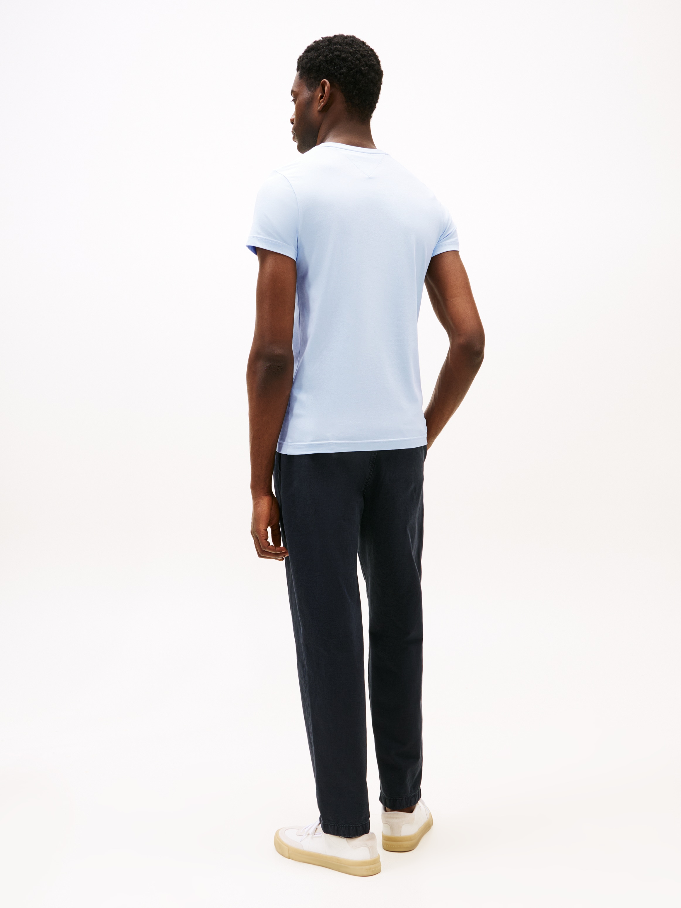 Tommy Hilfiger T-Shirt »STRETCH SLIM FIT TEE« mit Rundhalsausschnitt