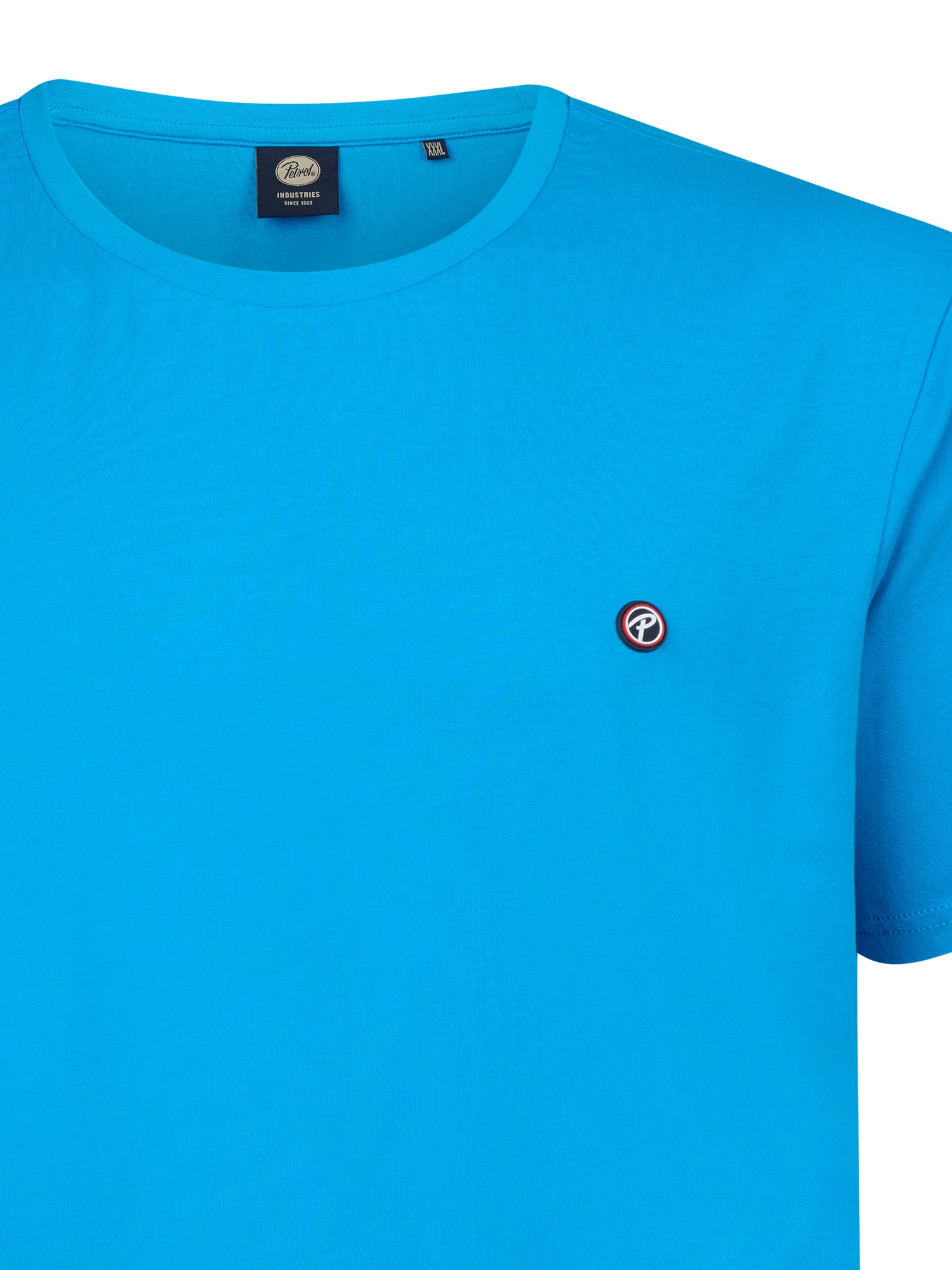 Petrol Industries Rundhalsshirt mit Logo Stickerei