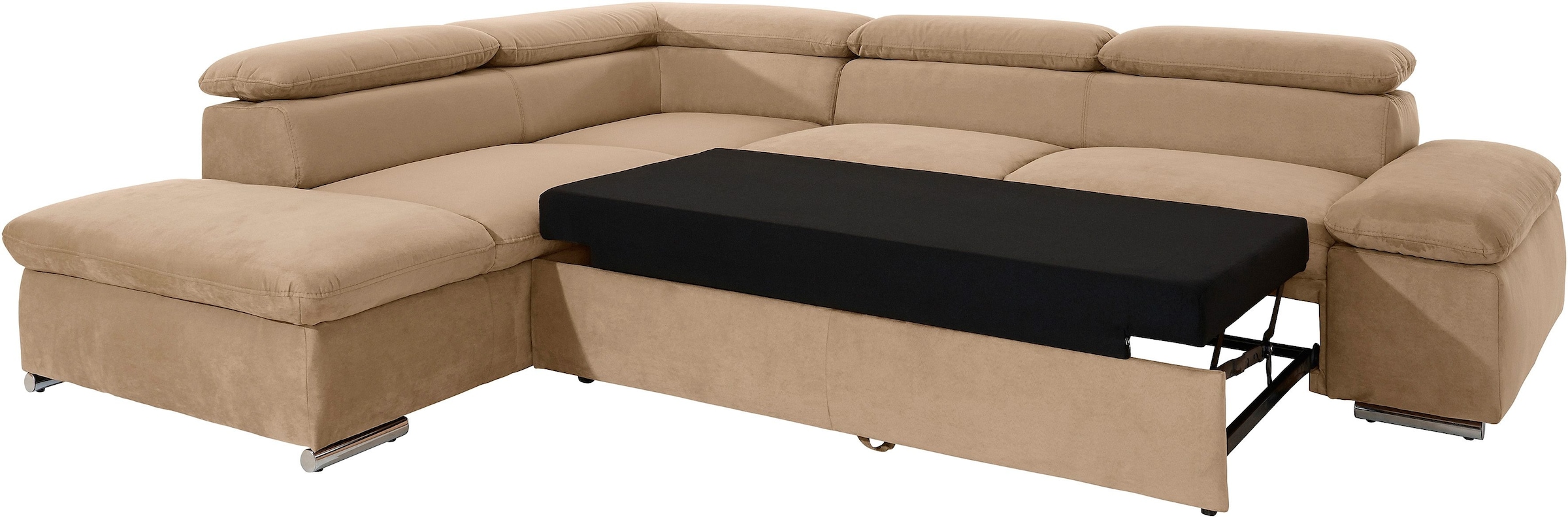 sit&more Ecksofa »Alcatraz L-Form«, wahlweise mit Bettfunktion