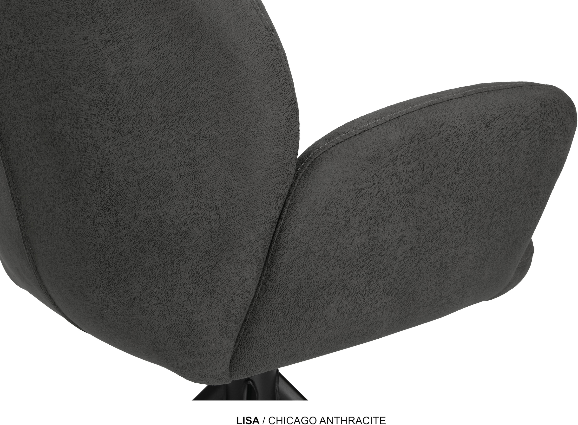 OMG Design Esszimmerstuhl »Lisa« (Set) 1 Stk.Drehstuhl mit auto-return, Armlehnenstuhl