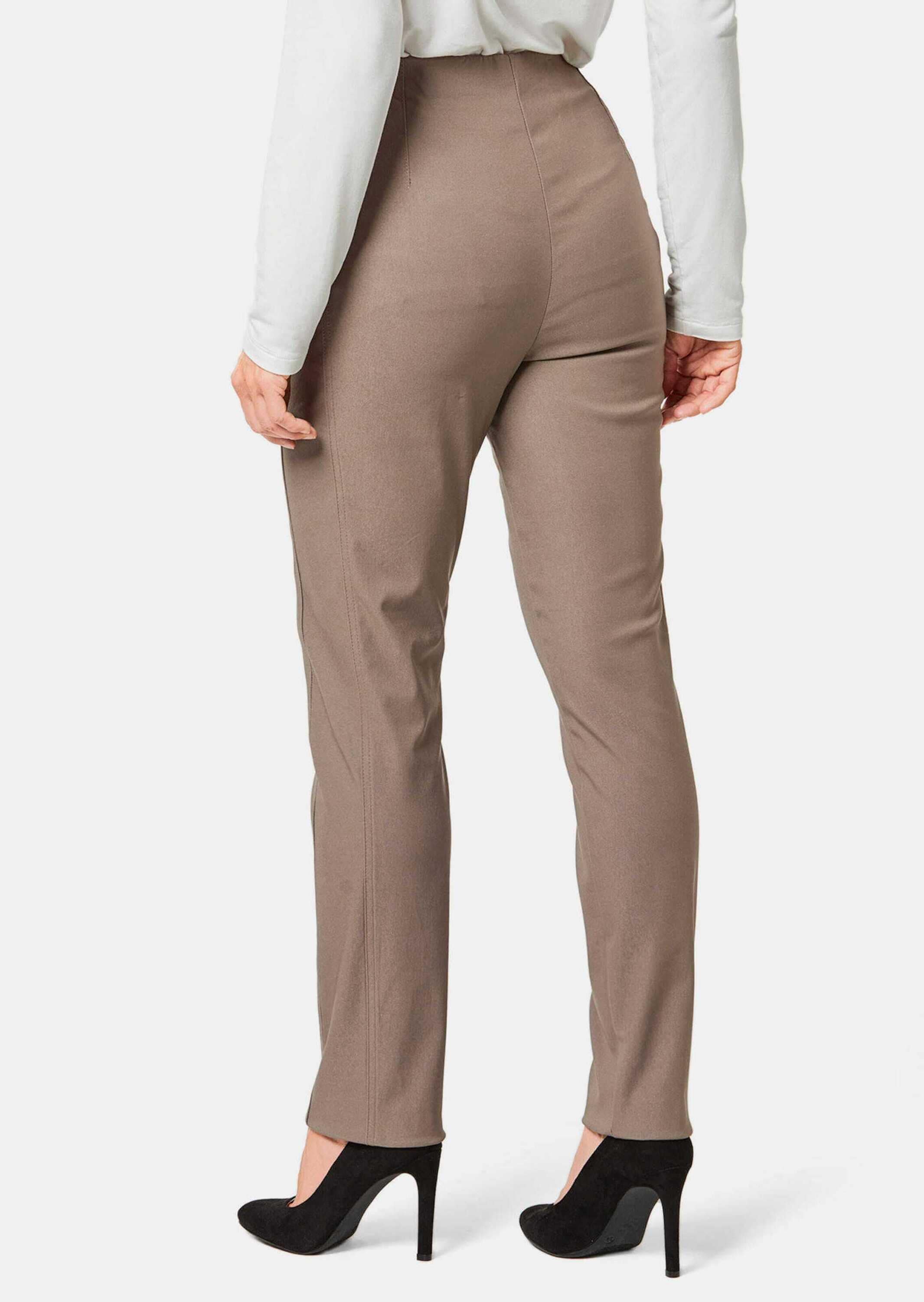 GOLDNER 2-in-1-Hose »Stretchhose LOUISA Wärmende Schlupfhose LOUISA in knitterarmer Ware«