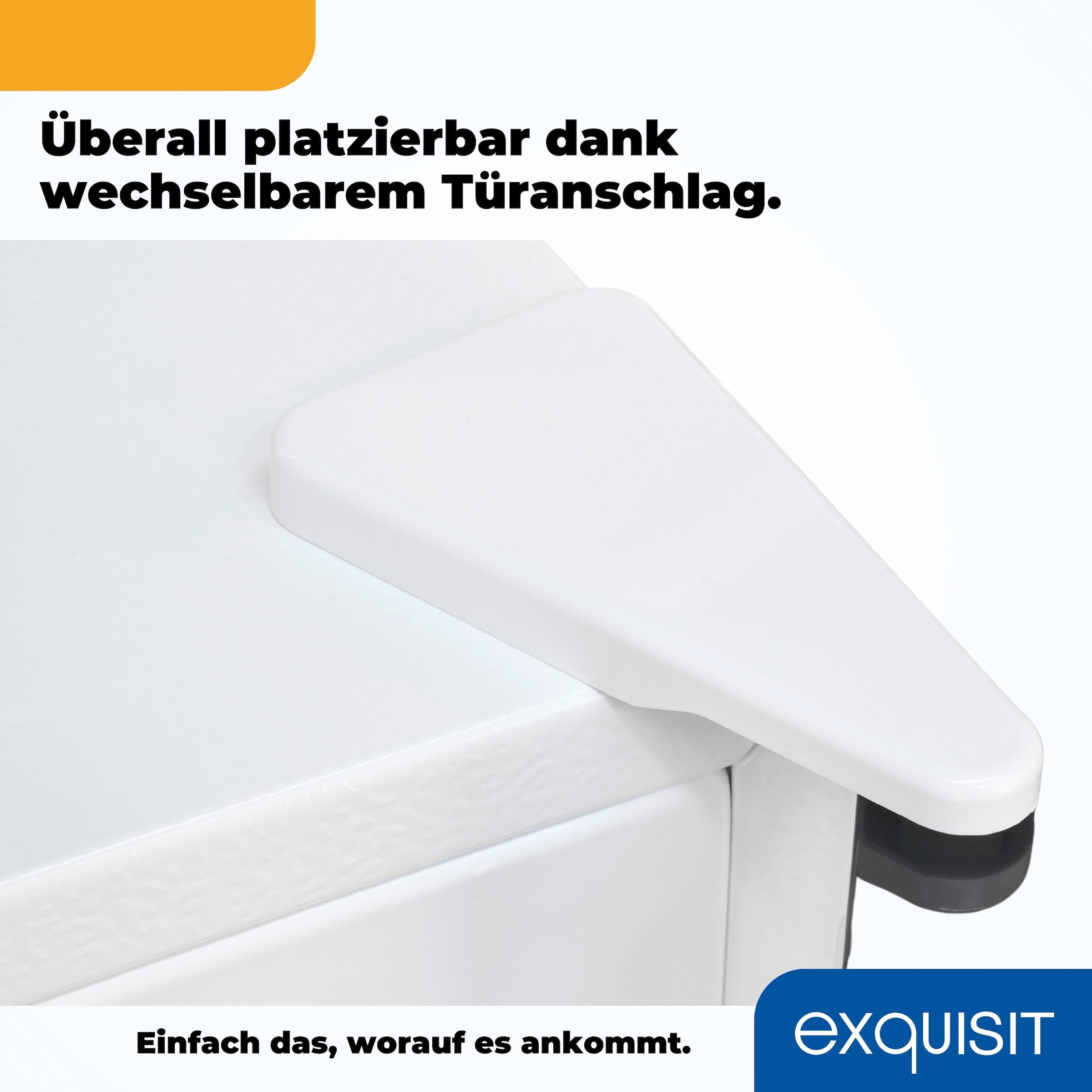 exquisit Gefrierschrank »GB40-050C weiss« 49,5 cm hoch 47,5 cm breit Kompakt & leise |Thermostat für Temperaturwahl | 4 Sterne Gefrieren