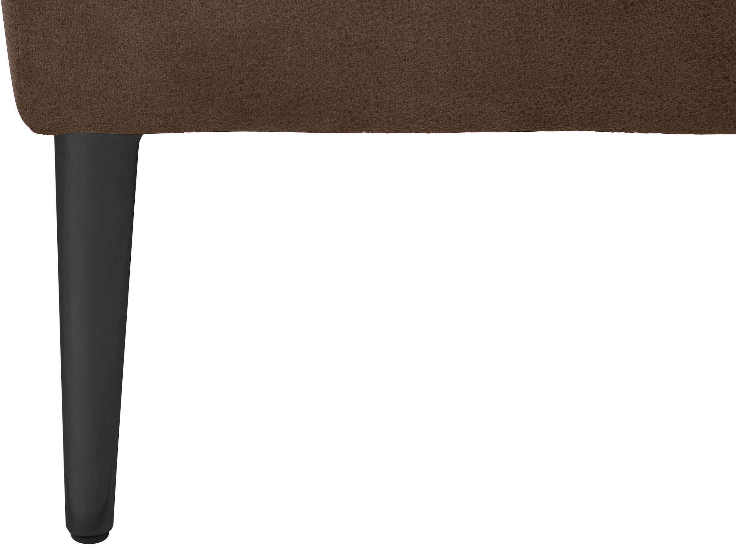 W.SCHILLIG Ecksofa »enjoy&MORE, Designsofa, elegant und bequem, L-Form«, Sitztiefenverstellung, Füße schwarz pulverbeschichtet, Breite 310 cm