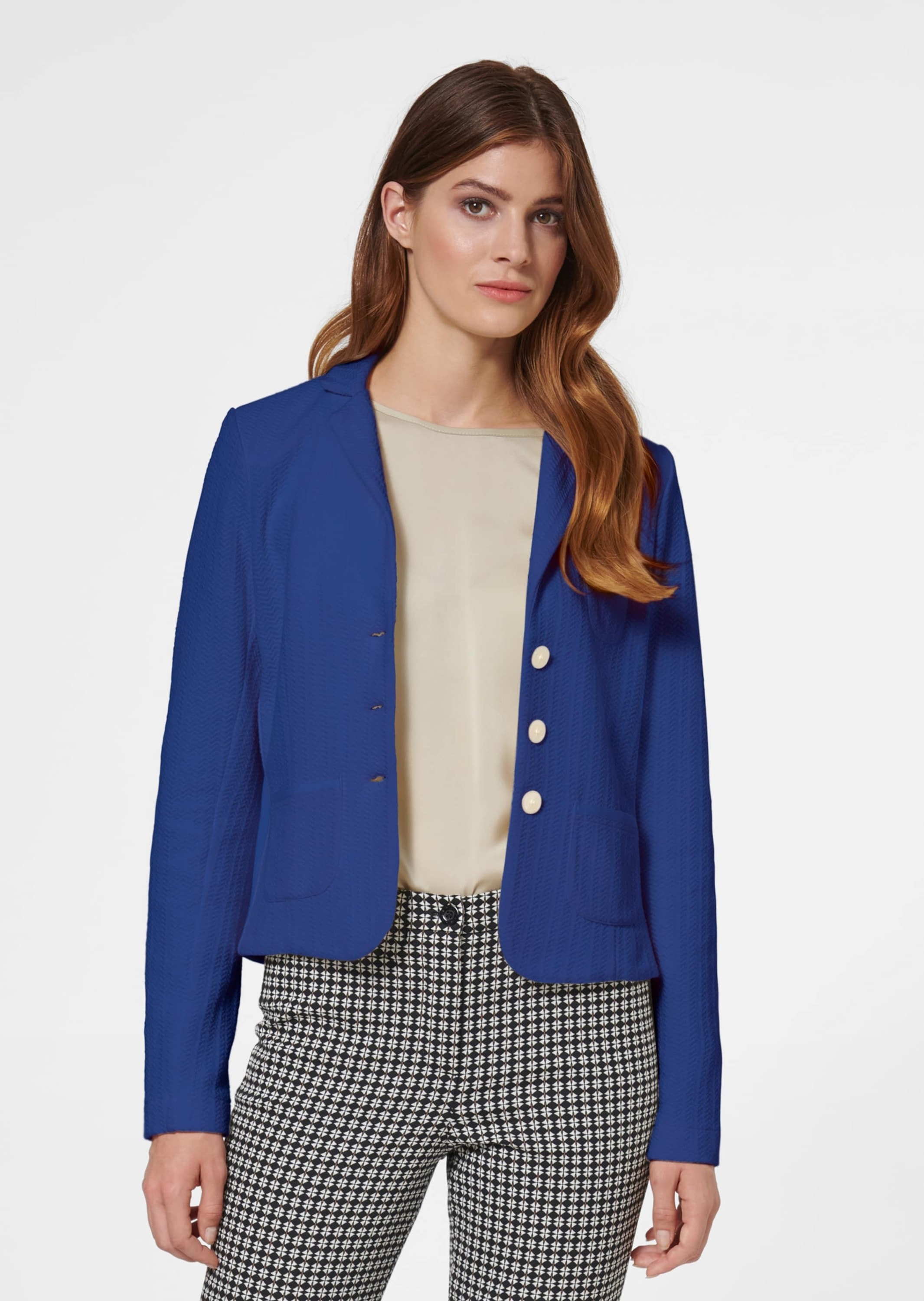 MADELEINE Jackenblazer »Jerseyblazer Kurzer Jerseyblazer mit modischer Struktur«
