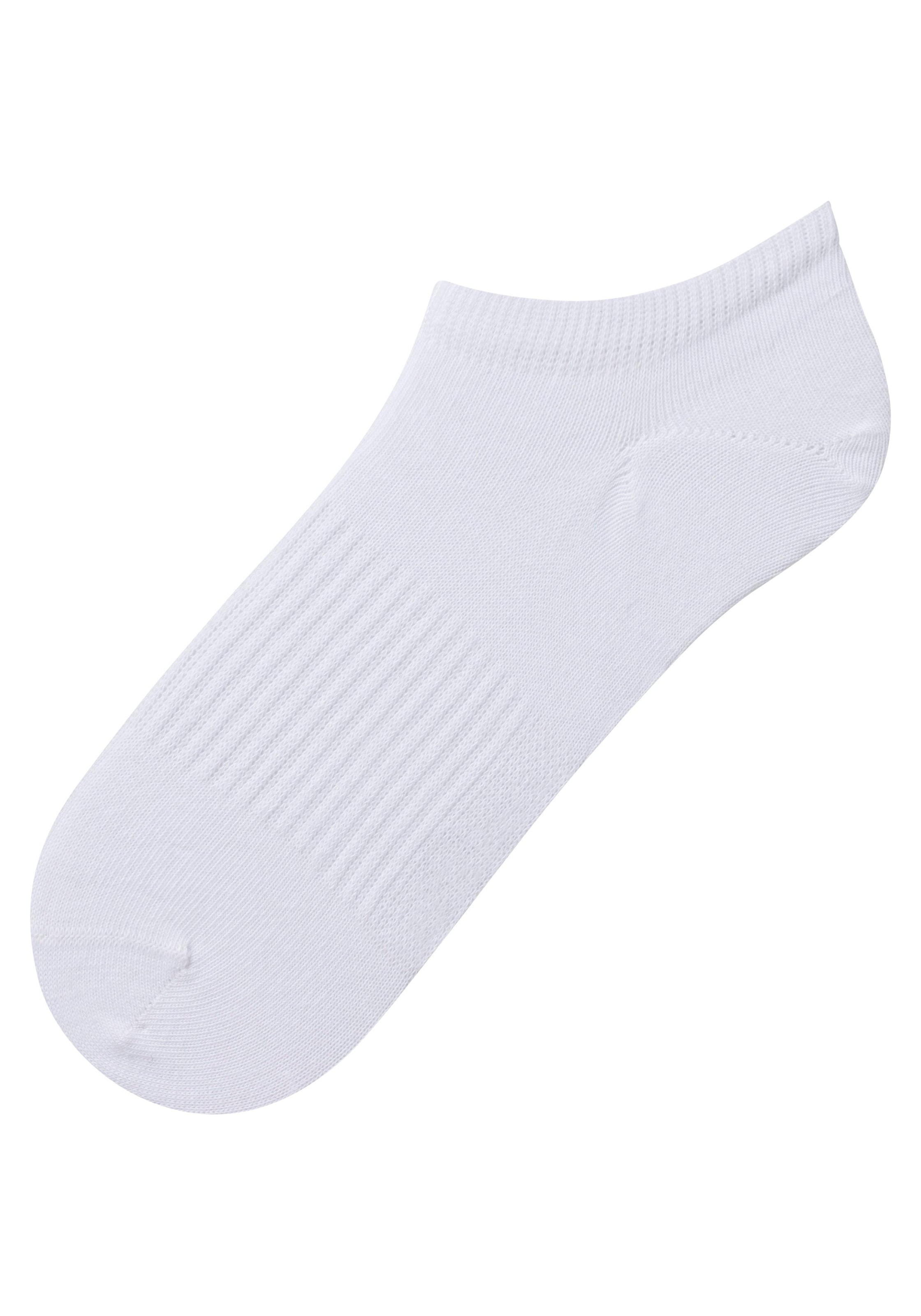 LASCANA ACTIVE Sneakersocken, (Set, 7 Paar), mit Mittelfußgummi