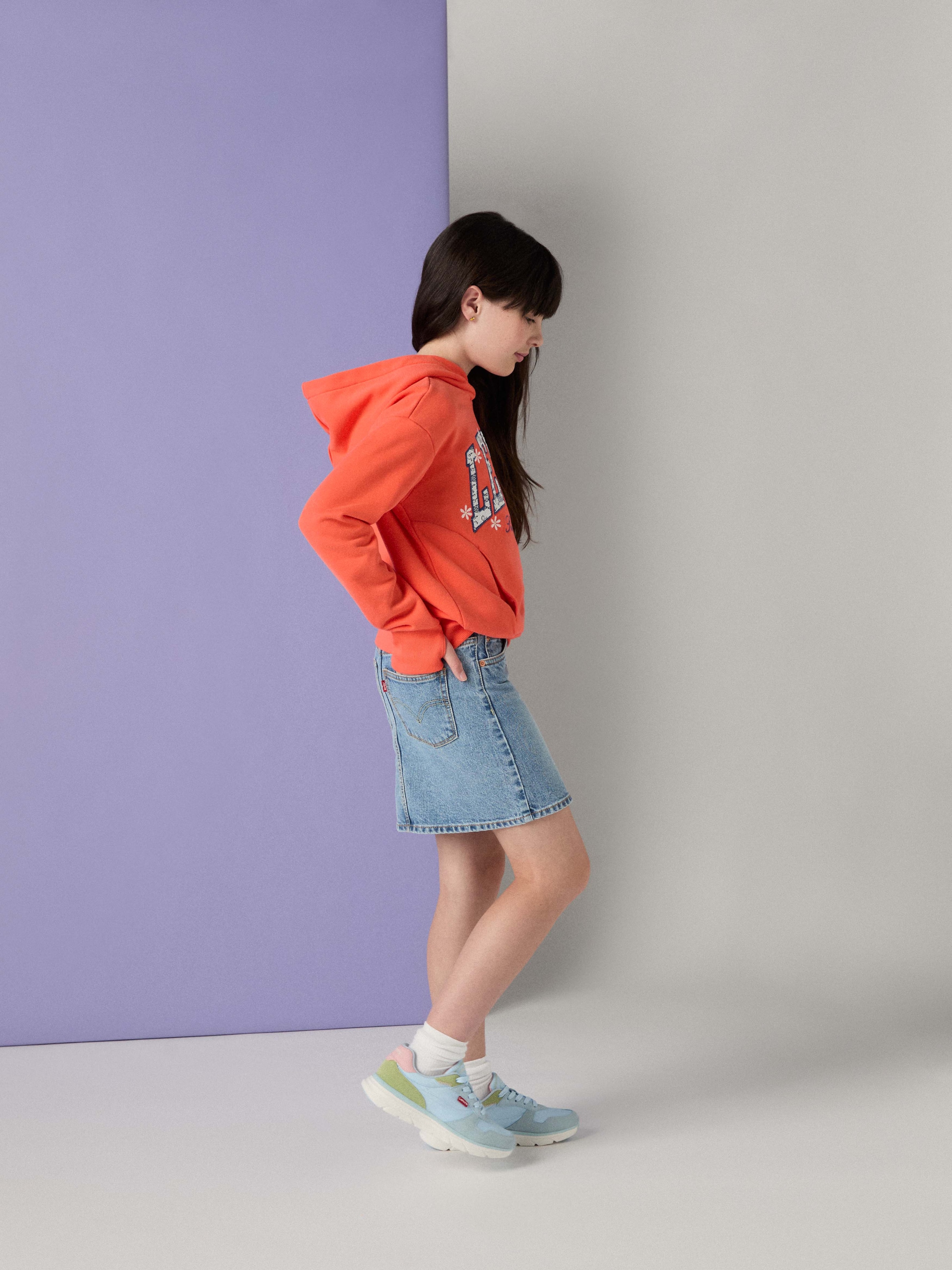 Levi's® Kids Jeansrock »LVG ICON SKIRT« mit einstellbarer Weite, for Girls