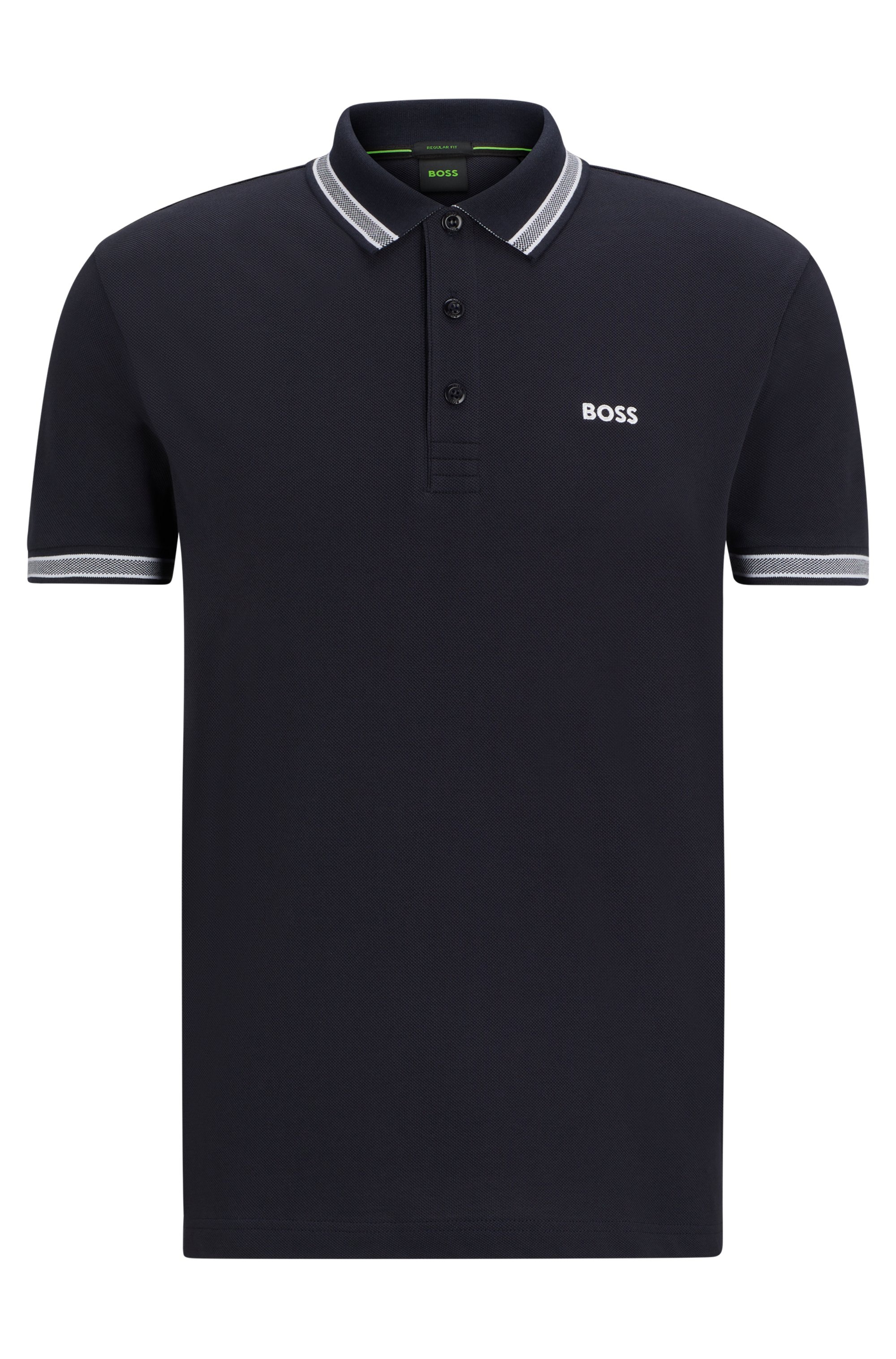 BOSS GREEN Poloshirt »Paddy«, mit kontrastfarbenen Streifen am Kragen