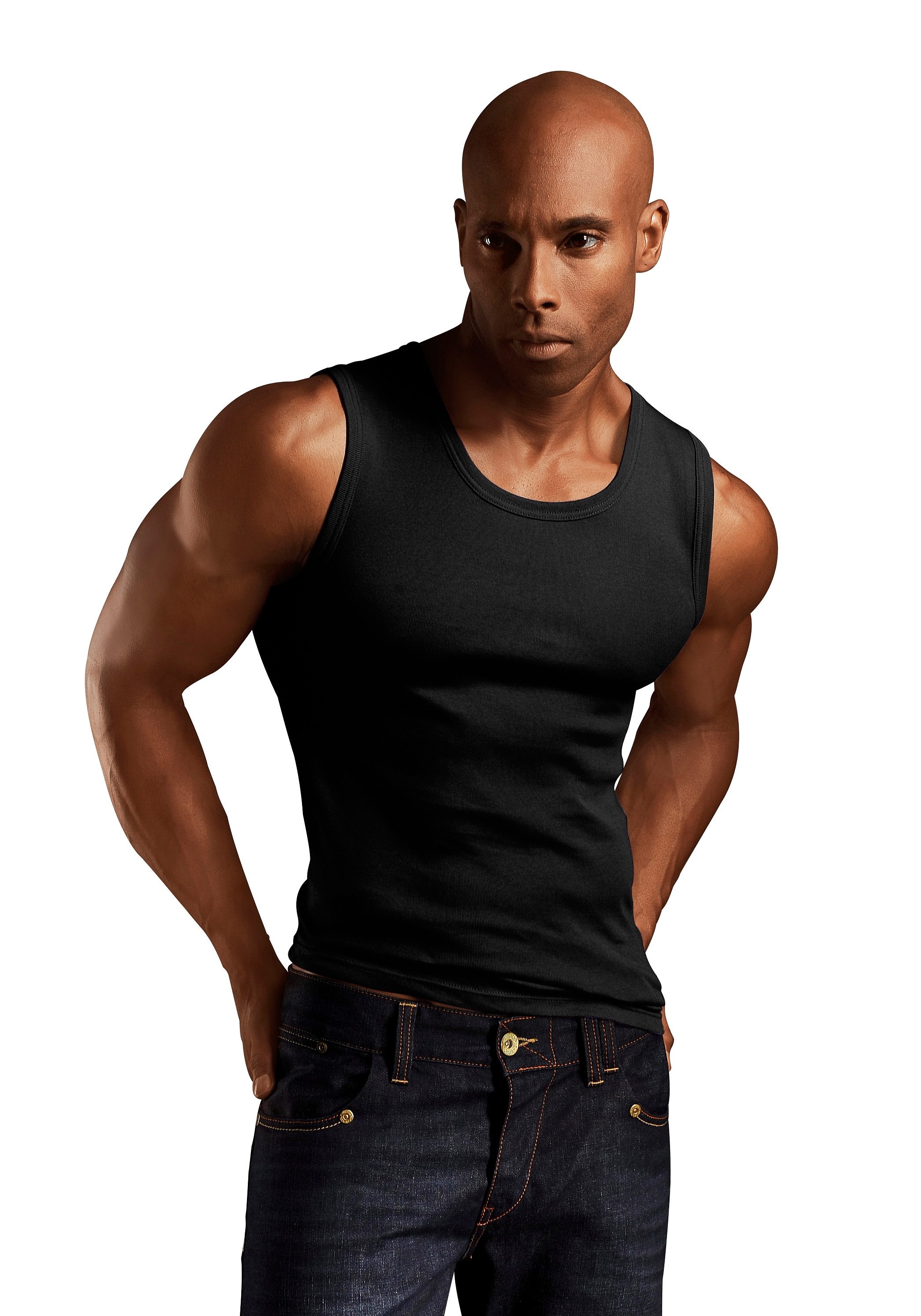 H.I.S Muscleshirt, (3er-Pack), ohne Seitennähte optimale Passform bei ♕