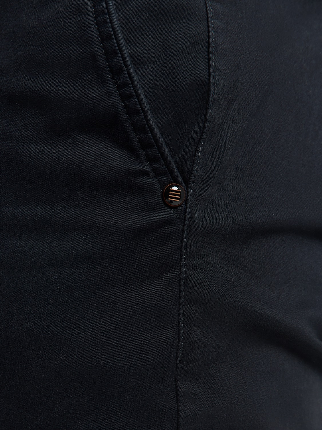 NO EXCESS Chinohose  mit Garmend-Dyed-Finish