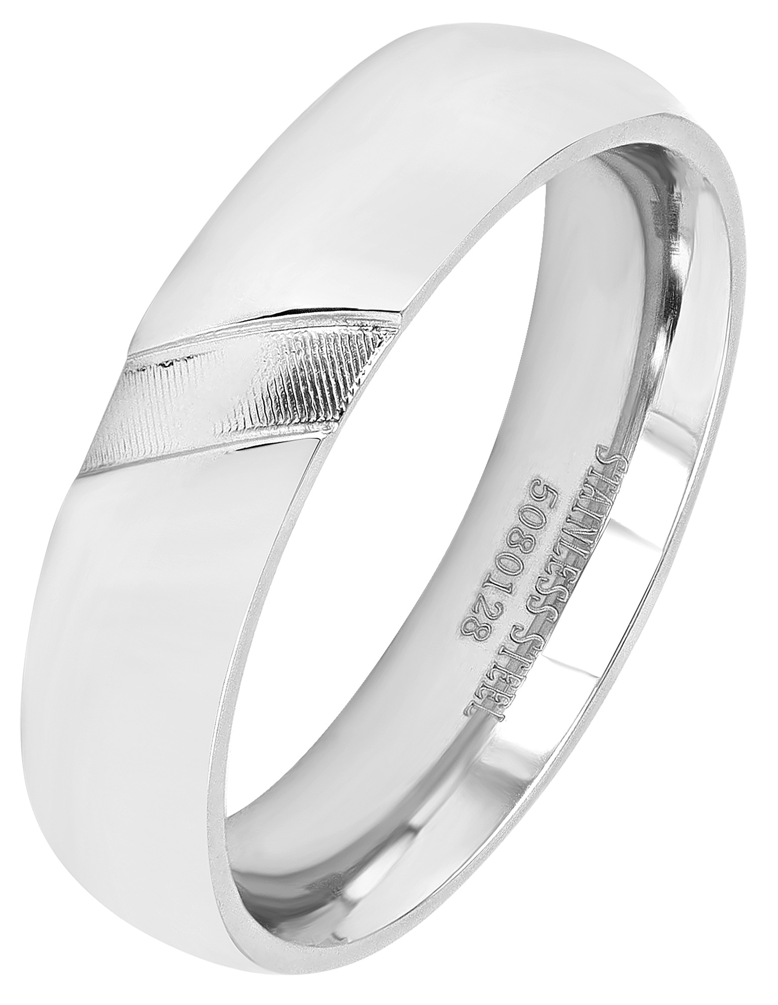 Adelia´s Fingerring »Herren Ring aus Edelstahl«