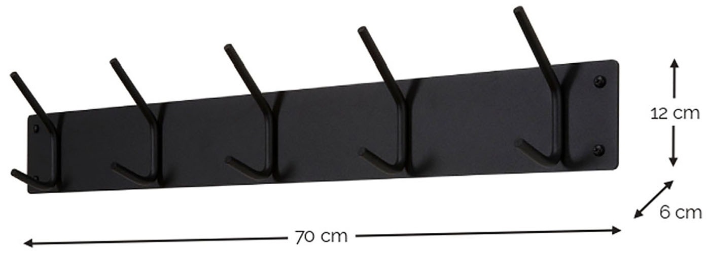 Spinder Design Garderobenhaken »FUSION« Metall, Breite 70 cm