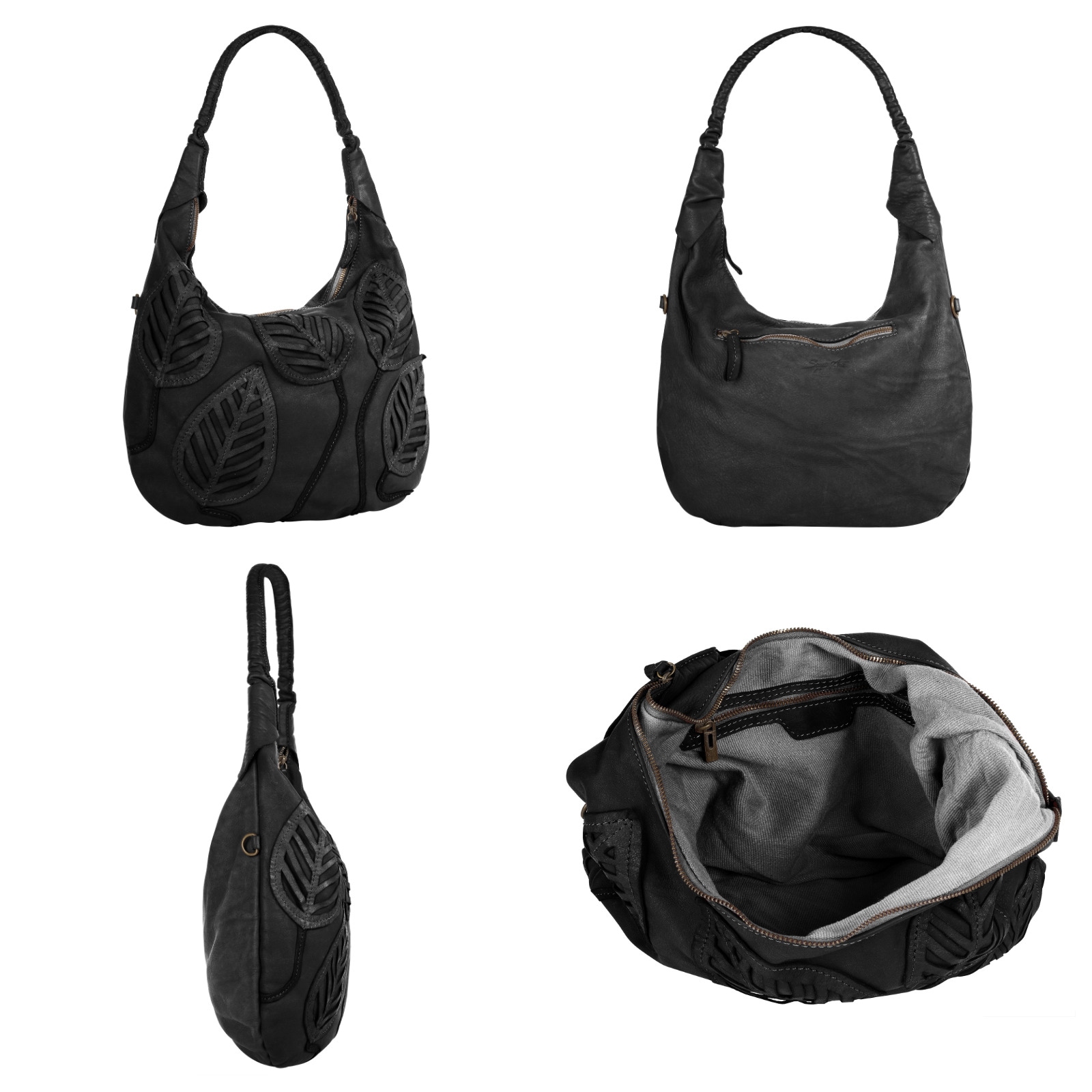 Samantha Look Shopper, echt Leder, Made in Italy