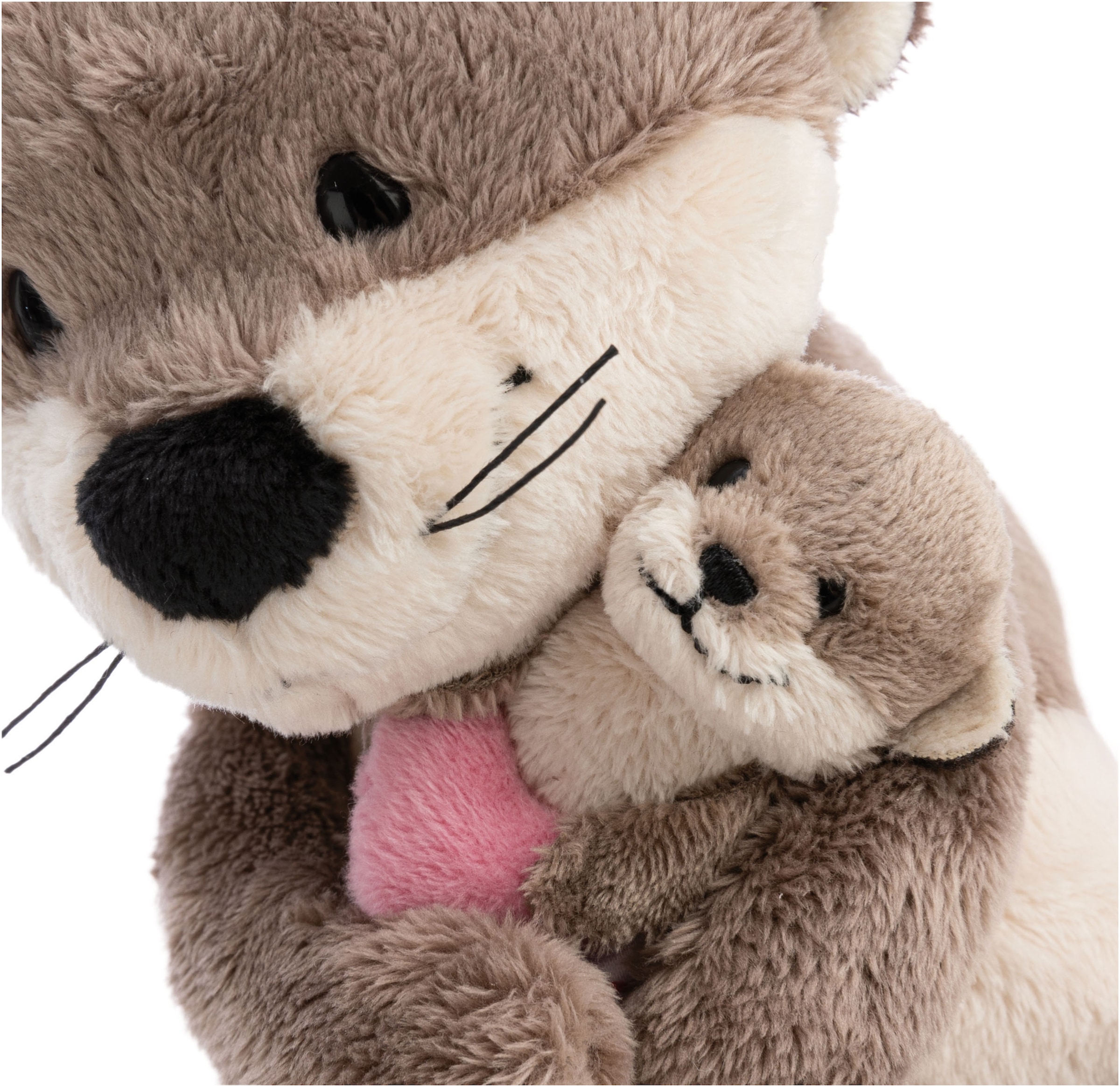 Nici Kuscheltier »Little & Me, Otter 20 cm mit Kind 6 cm« 2in1: Kuscheltier Mama mit Kuscheltier Baby