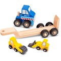 New Classic Toys® Spielzeug-Transporter »First Driver - Autostransporter«, (Set), mit 2 Baustellenfahrzeugen