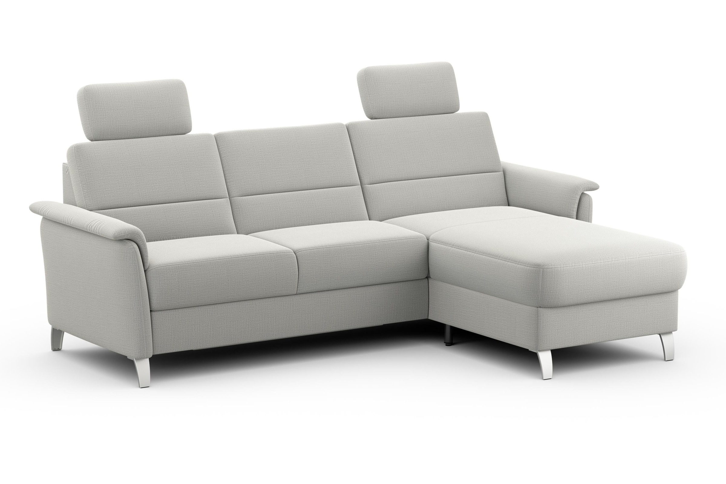 sit&more Ecksofa »Palmera L-Form«, Federkern, wahlweise mit Bettfunktion und mit/ohne Stauraum