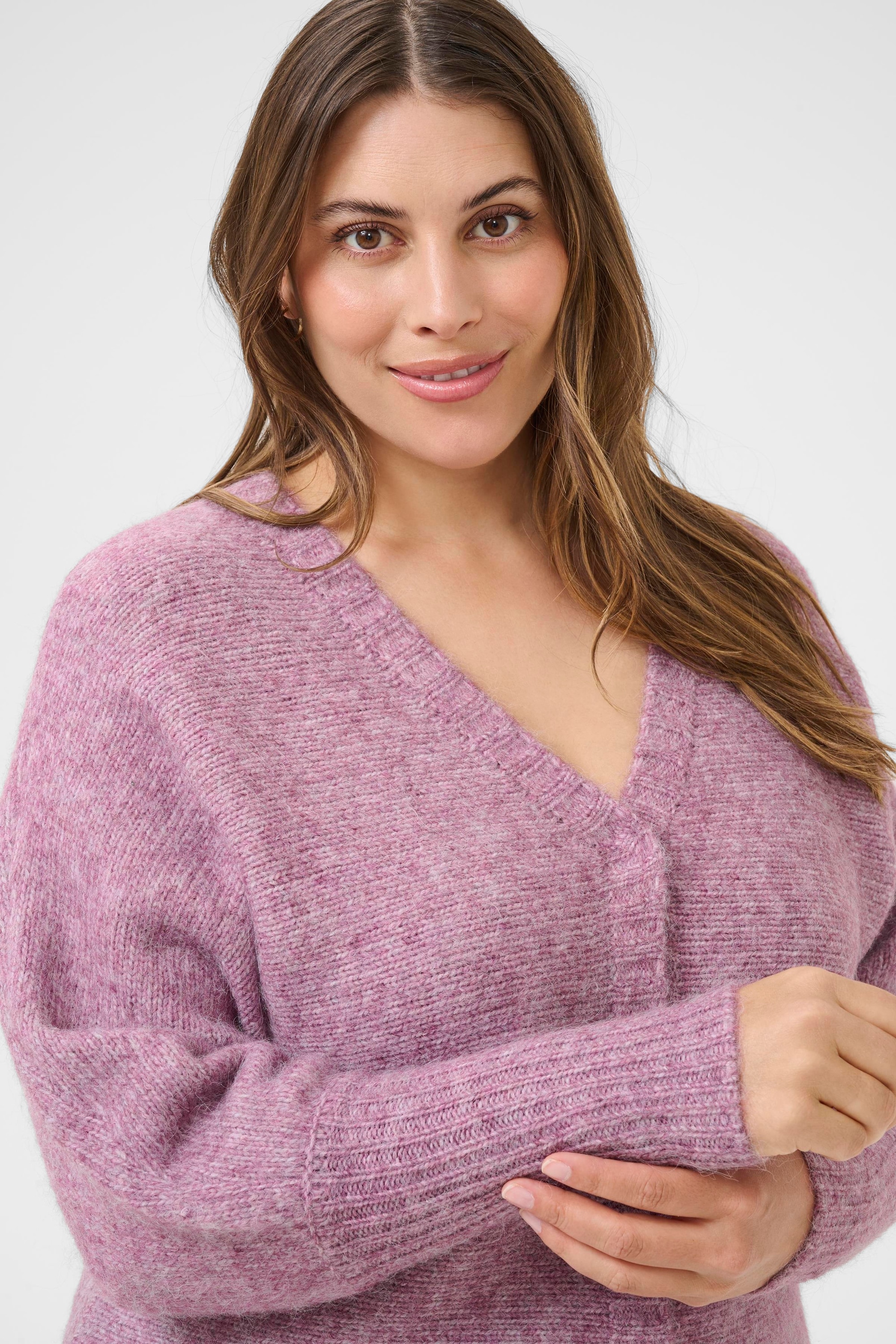 KAFFE Curve Strickjacke »Damen Strickjacke KCluma«