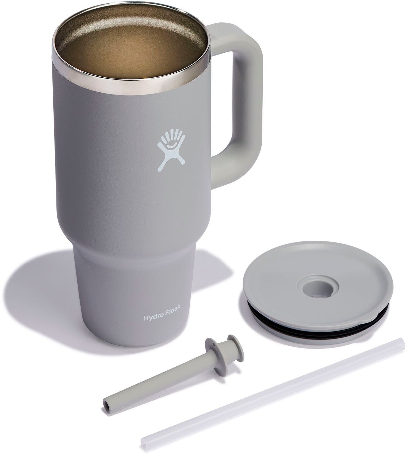 Hydro Flask Thermobecher »All Around Travel Tumbler in den Größen 24 oz/ 32 oz / 40 oz«, (1 tlg.), Thermo Cup mit Strohhalm