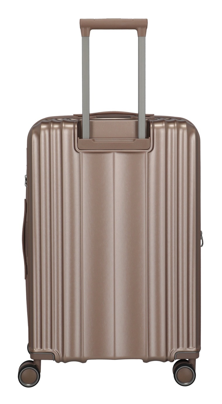 travelite Hartschalen-Trolley »PAROS Reisekoffer Hartschale« 63 l 4 Rollen Kreuzspanngurten – robustes ABS-Reisegepäck