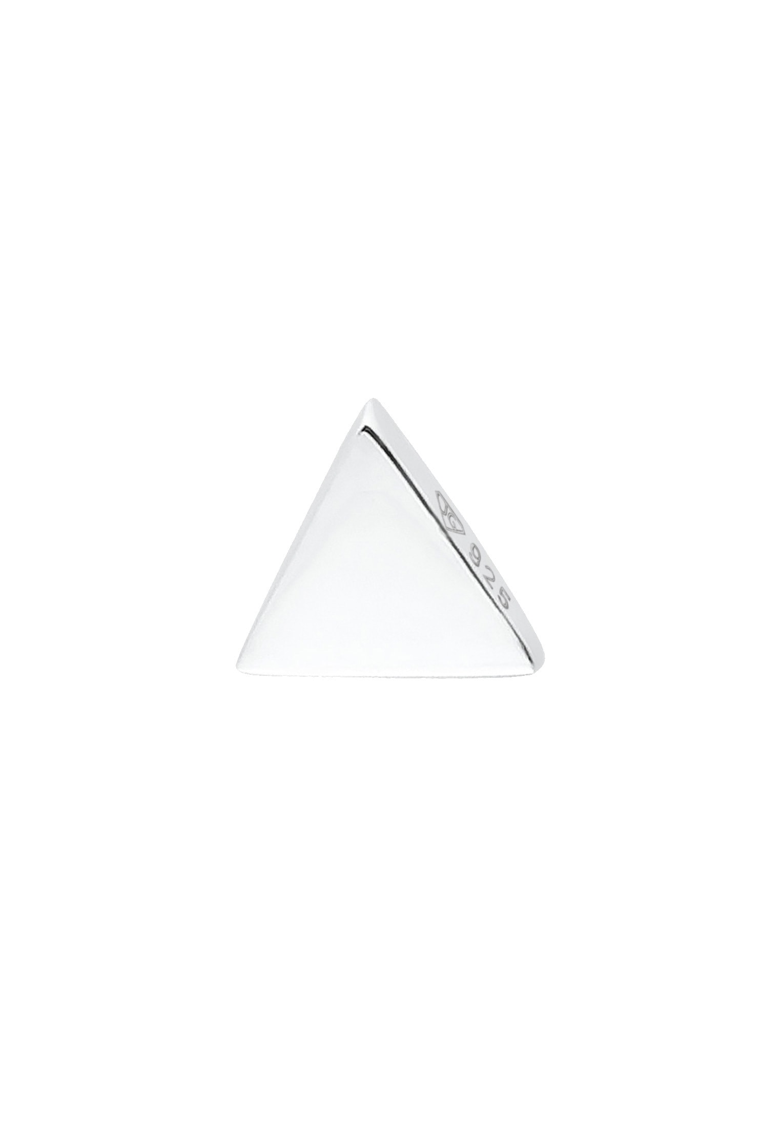 Elli Piercing-Set »Ohrringe Single Ohrstecker Dreieck Geo 925 Silber«