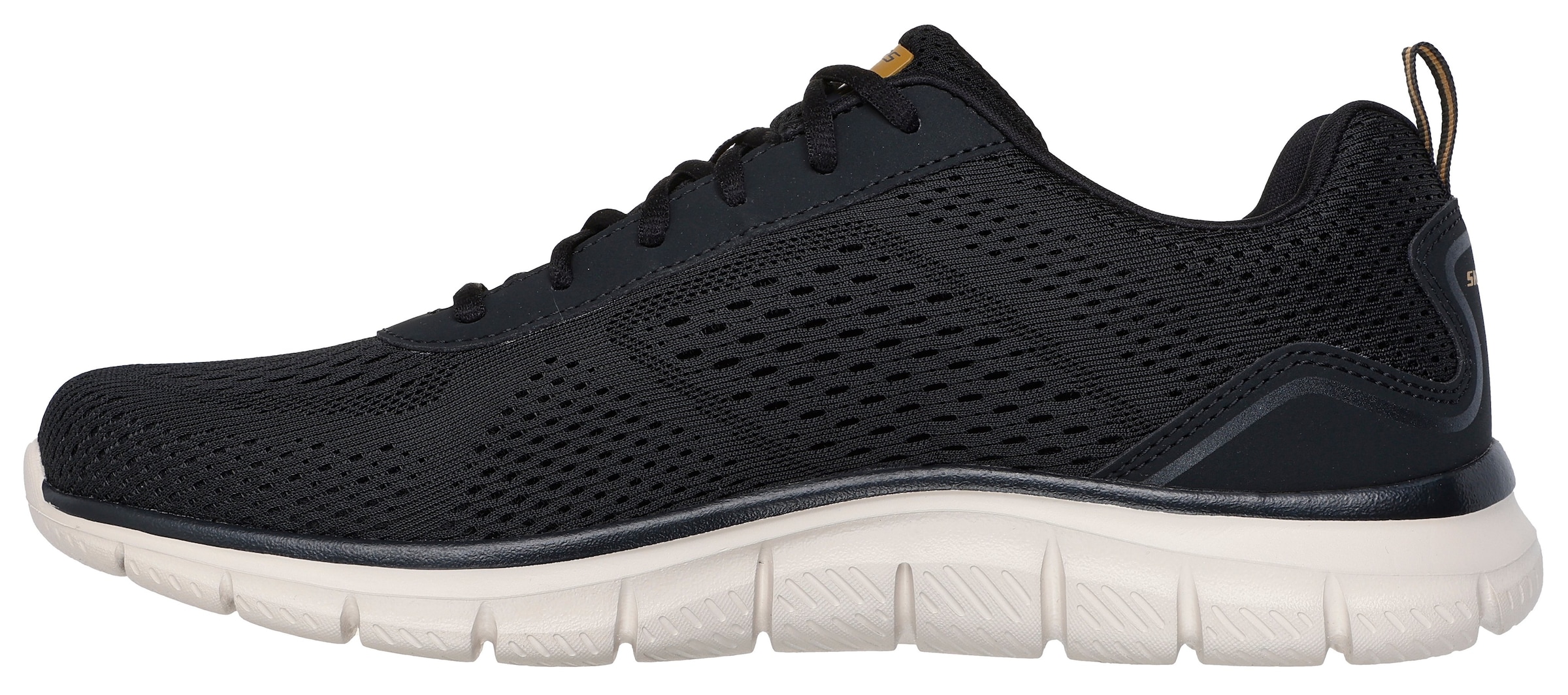 Skechers Schnürschuh »TRACK-LESHUR«, Freizeitschuh, Trainingsschuh im Materialmix