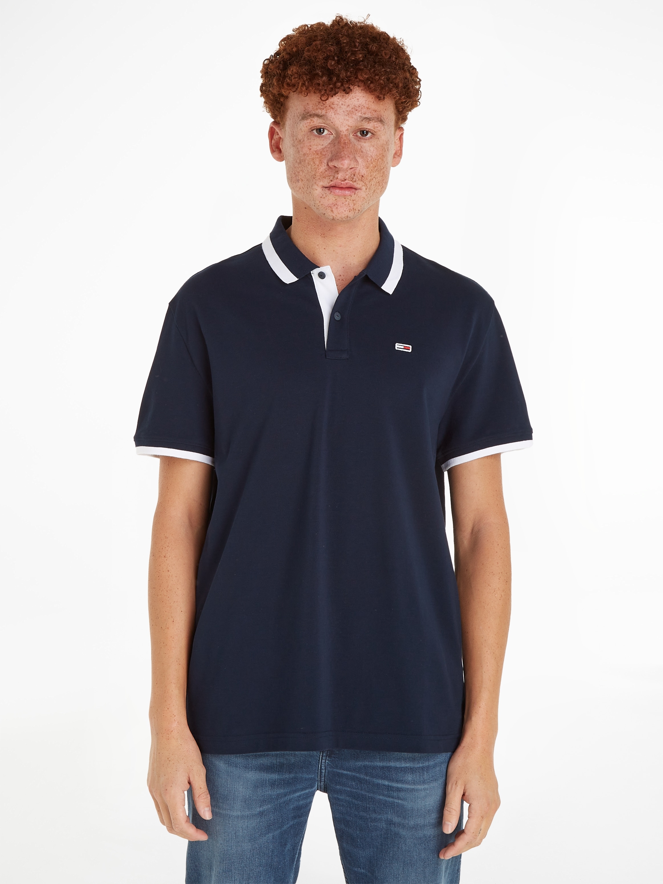 Poloshirt »TJM REG SOLID TIPPED POLO«, mit Polokragen