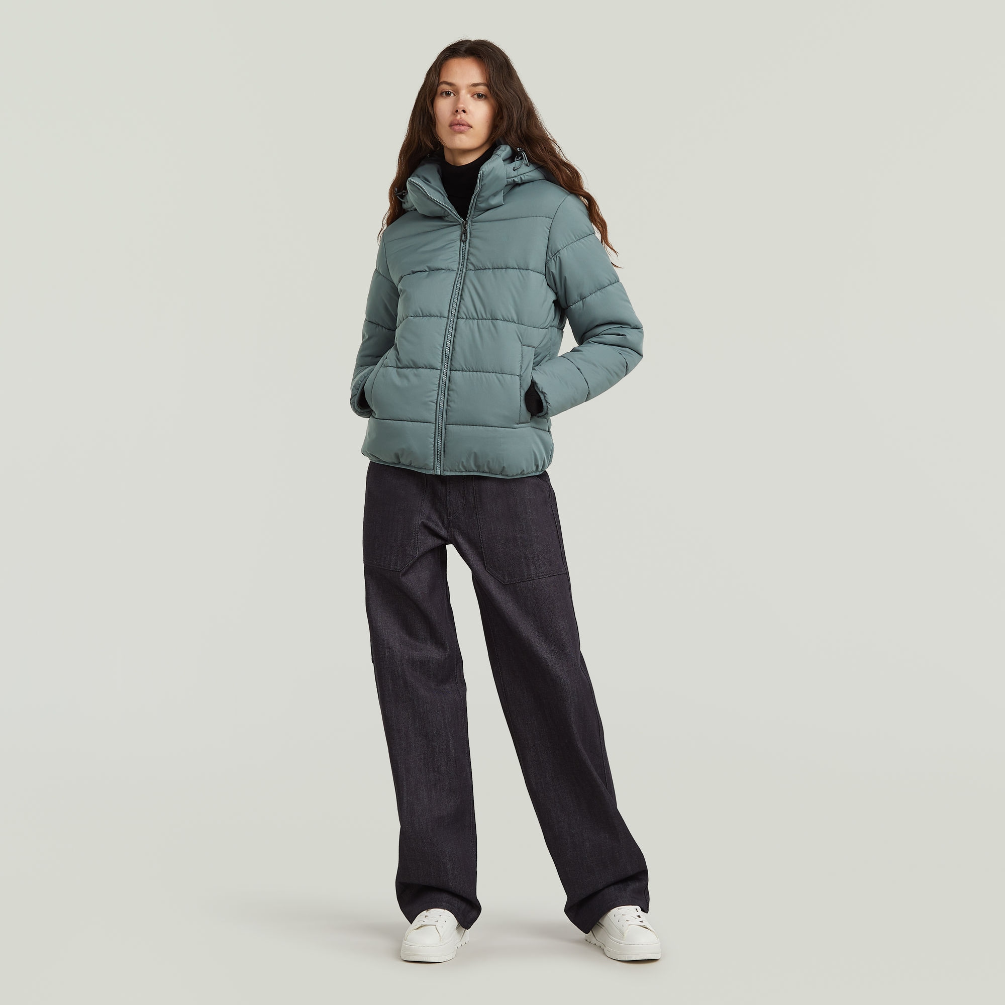 G-STAR Steppjacke »Meefic wmn« mit Kapuze