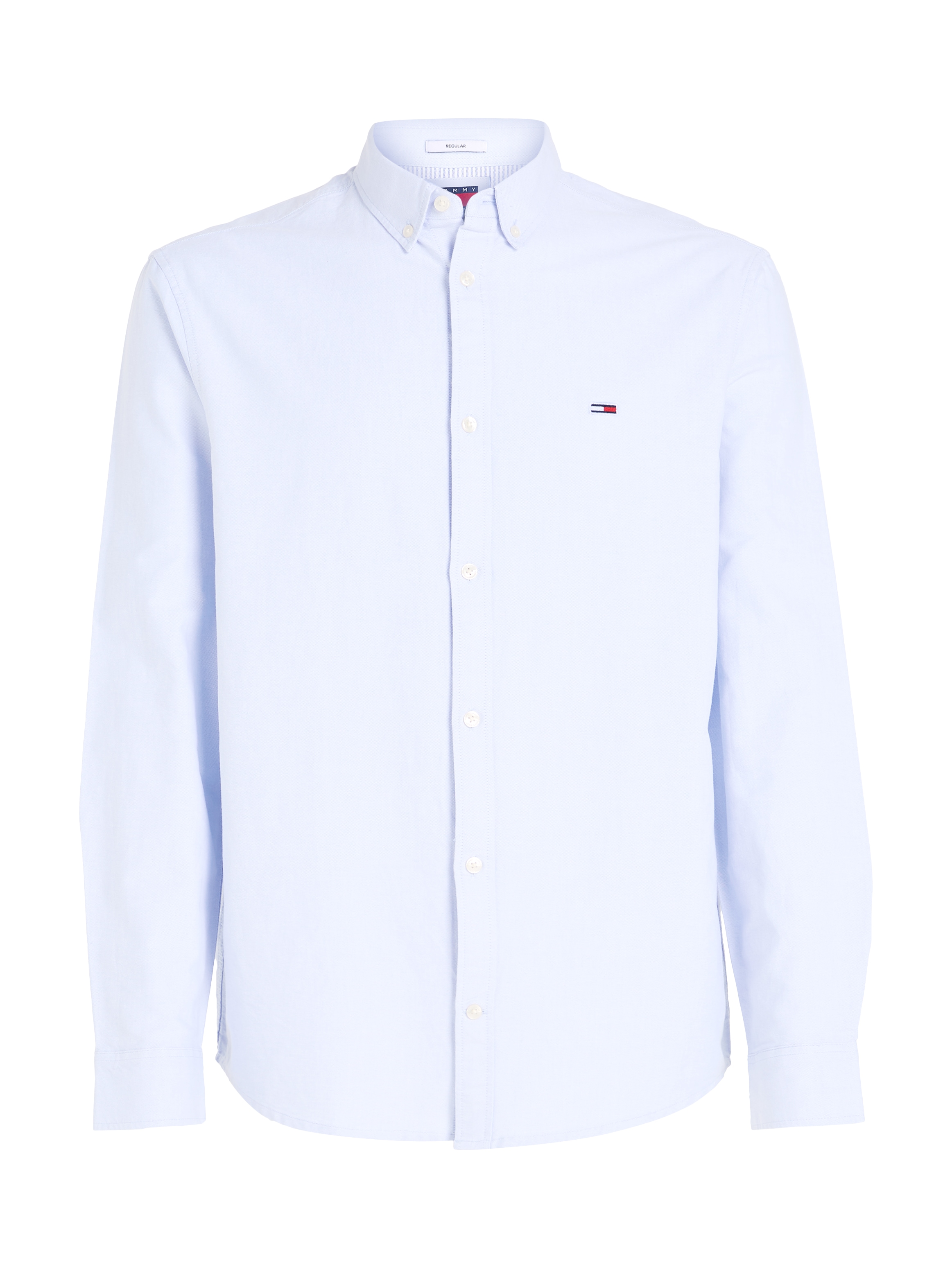 Tommy Jeans Langarmhemd »TJM ENTRY REG OXFORD SHIRT«, mit Logoprägung