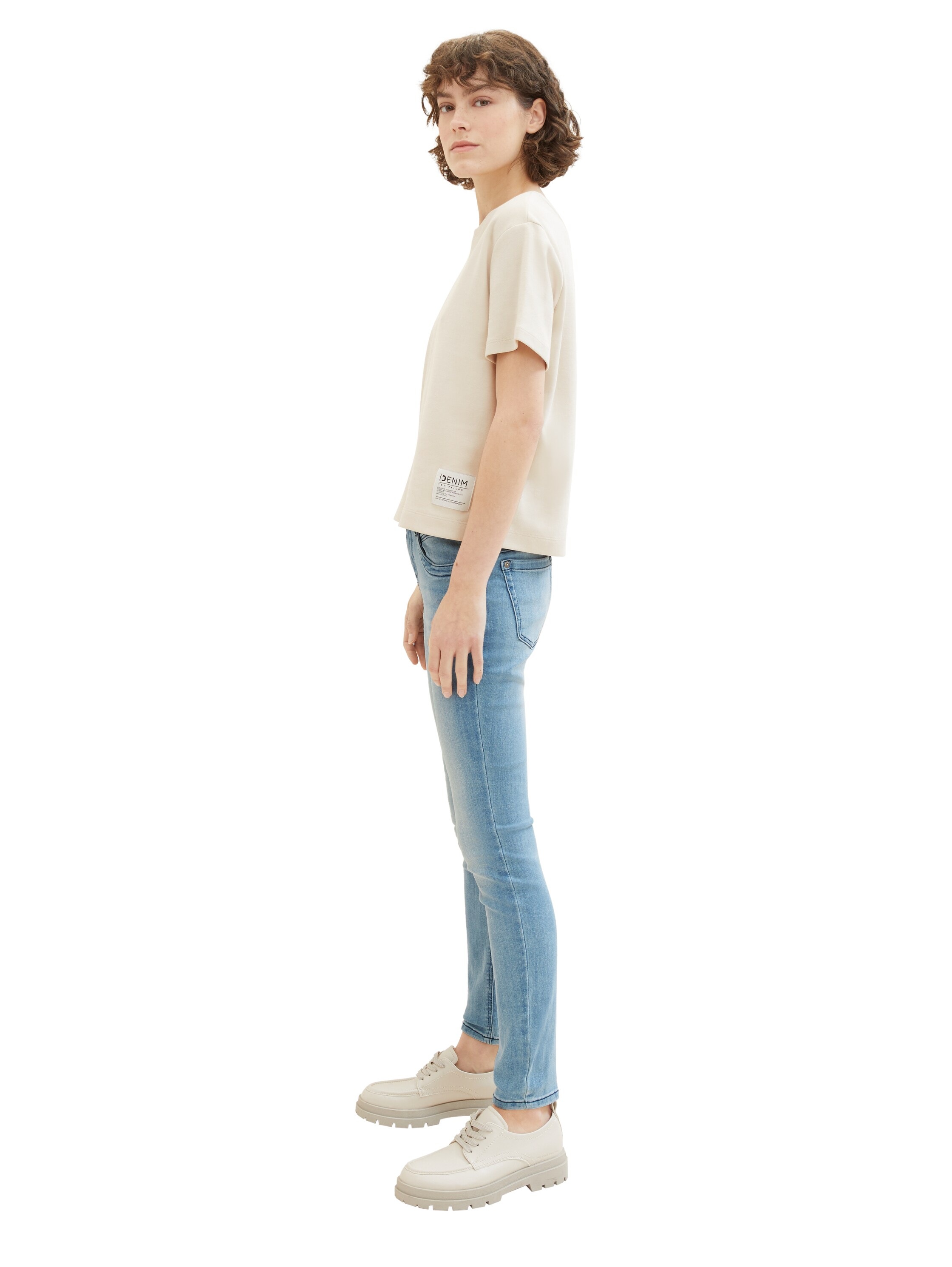 TOM TAILOR 5-Pocket-Jeans »Tapered Relaxed«, mit Kordel am Bund