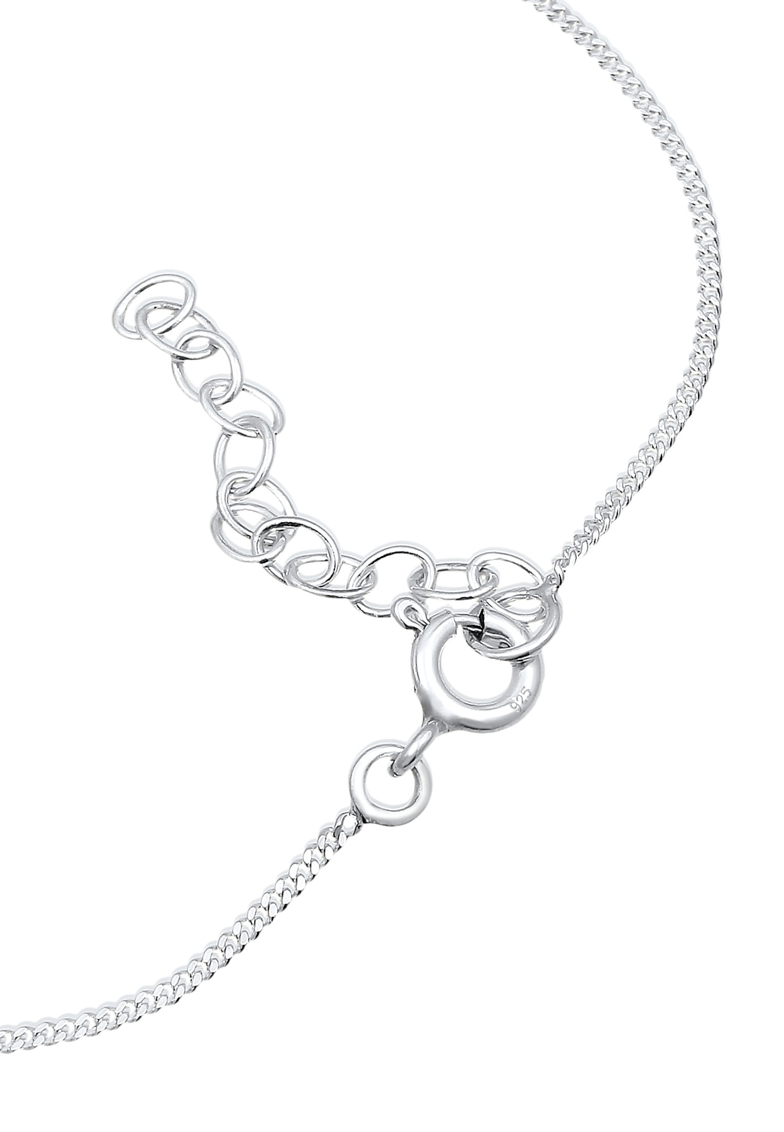 Elli Armkette »Armband Armband Rosen-Anhänger 925 Sterling Silber«