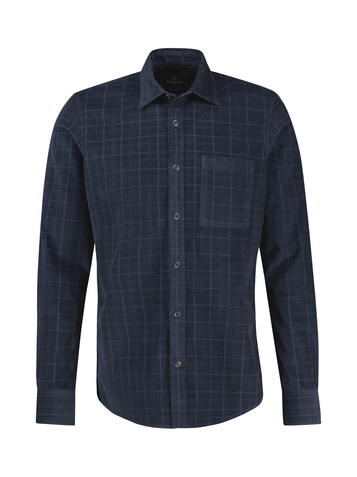LERROS Karohemd »LERROS Kariertes Cordhemd - robuste Struktur für jeden Tag«