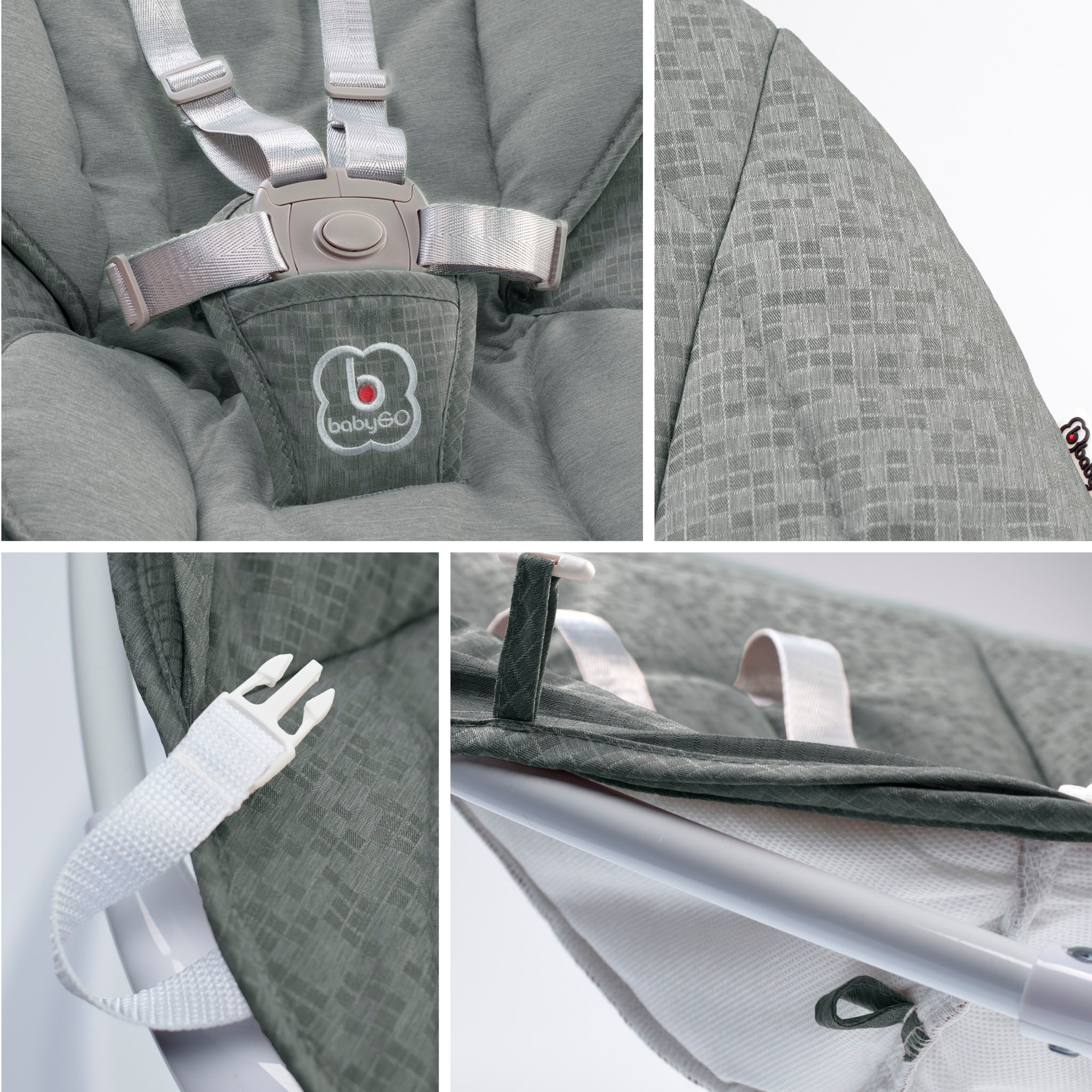 BabyGo Babywippe »Swing« bis 9 kg mit Fernbedienung, Musik, Schaukelfunktion