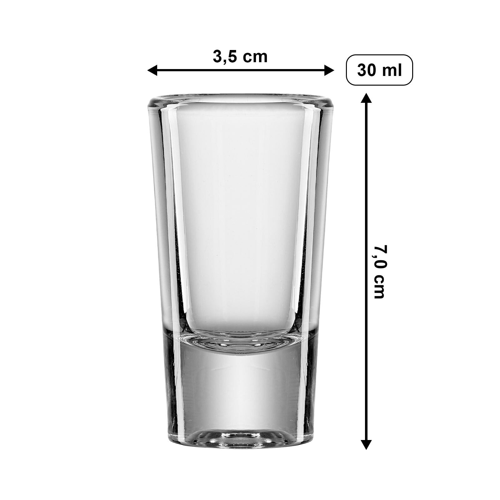 Ritzenhoff & Breker Schnapsglas »Schnapsgläser Niko 30 ml 36er Set transparent«