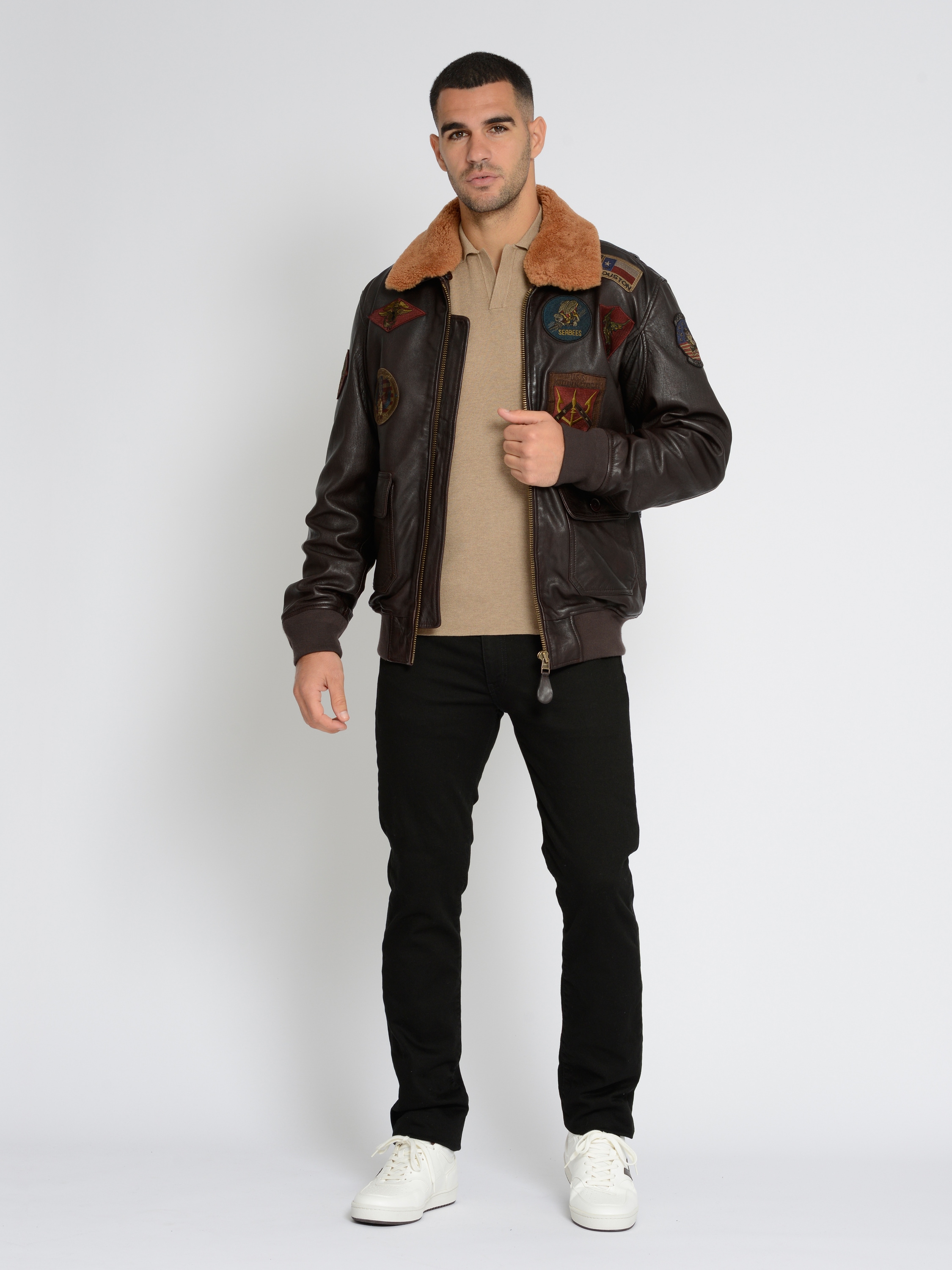 TOP GUN Lederjacke »Lederjacke TG2023004«