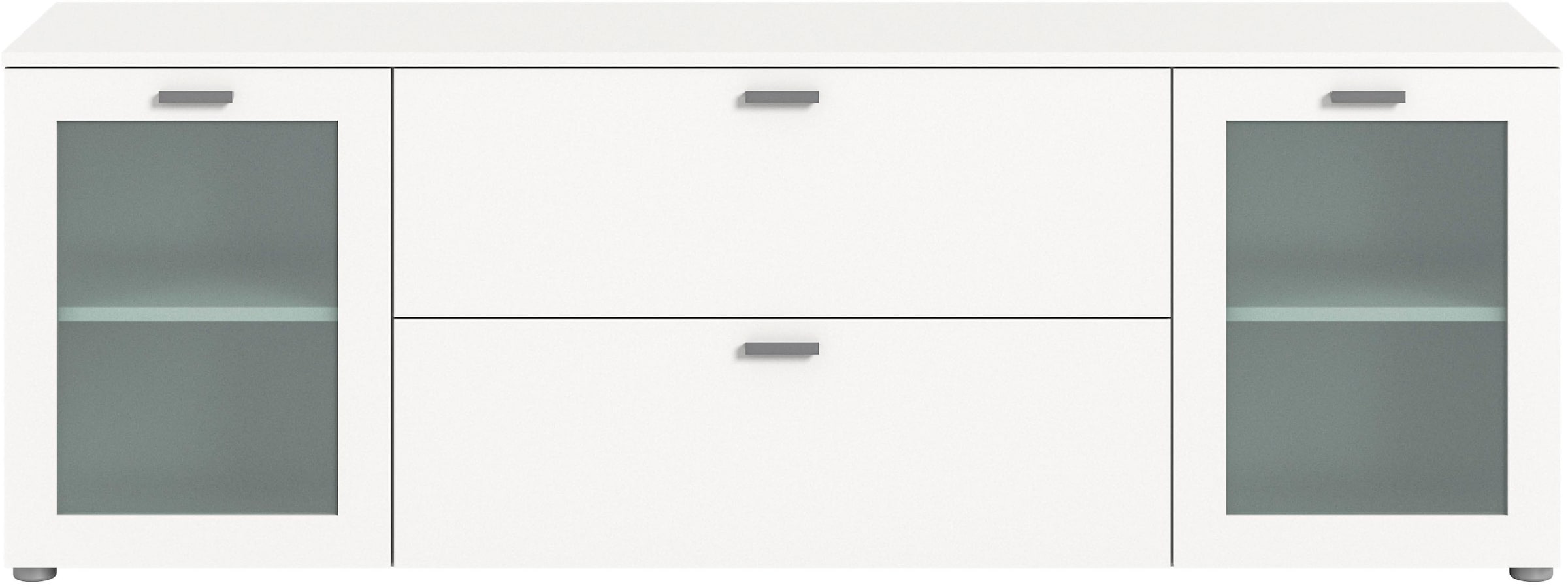 INOSIGN Lowboard »Onex, Breite 180 cm, mit Glastüren, vielseitig einsetzbar«, in verschiedenen Farben, TV-Schrank, Kommode, TV-Möbel