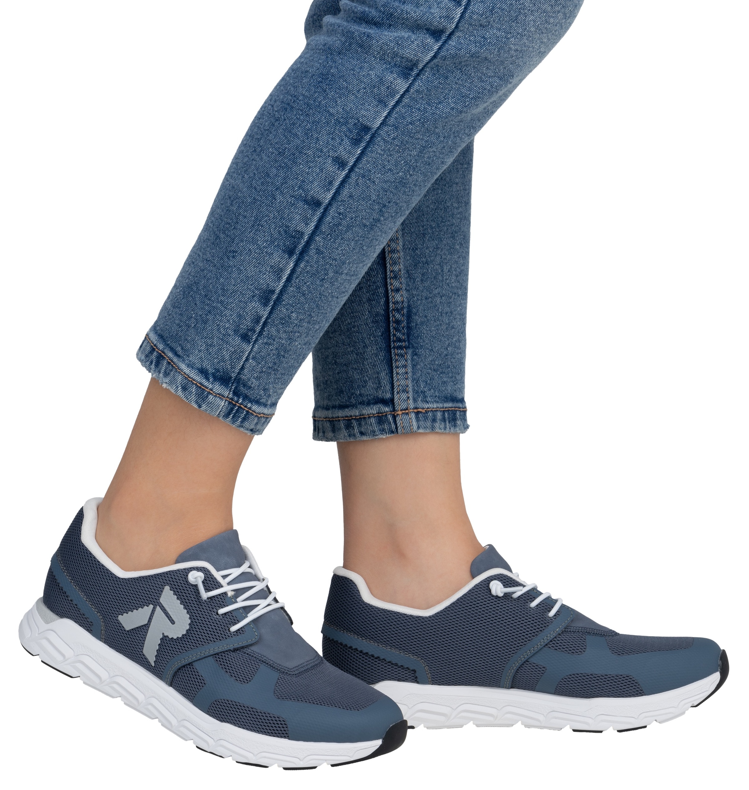 RIEKER Sport Slip-On Sneaker »Preston«, Freizeitschuh, Halbschuh, Schlupfschuh mit Gummizug