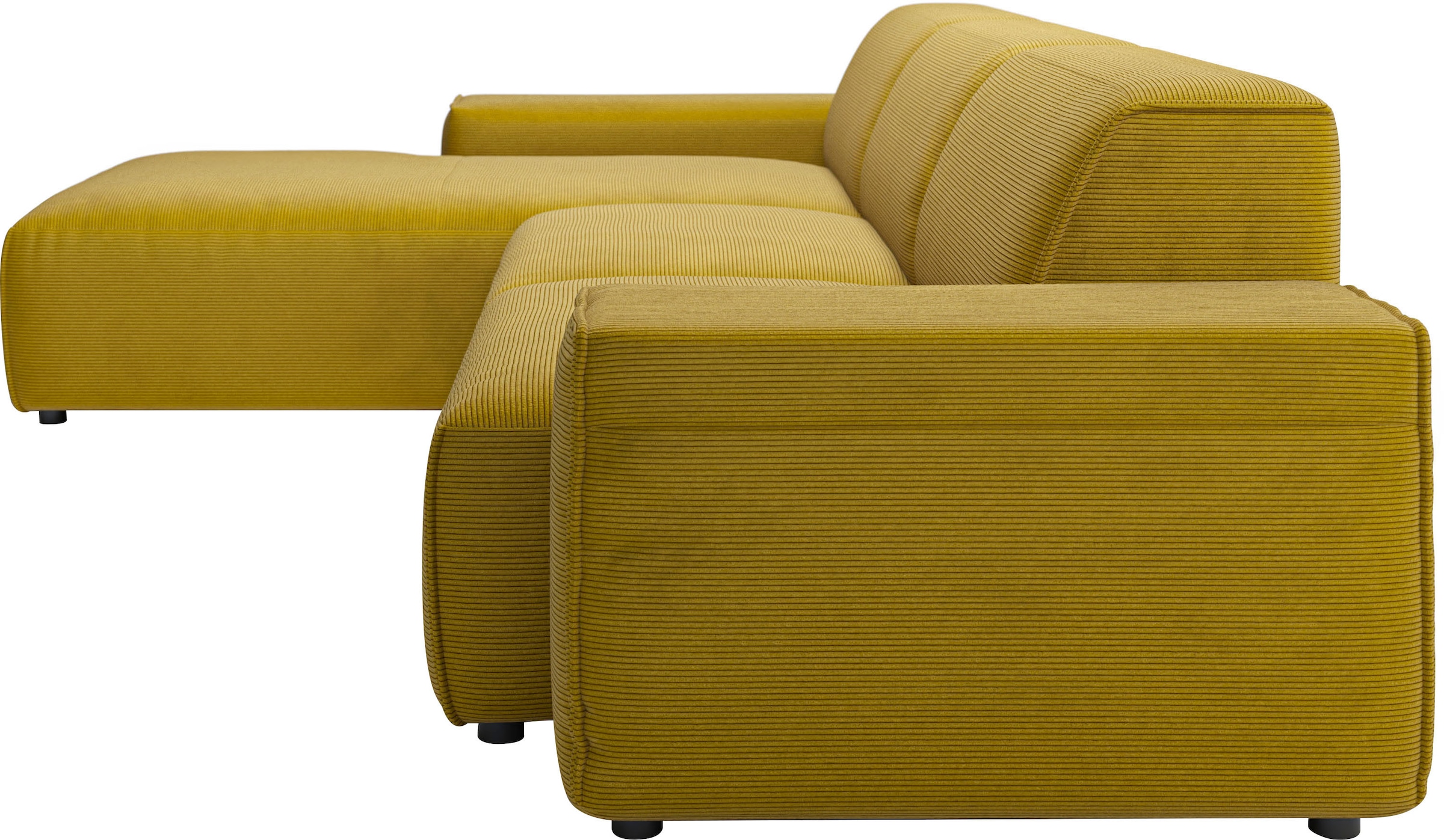 andas Ecksofa »Glimminge auch in Breitcord, Feincord, Bouclé + Easy care-Bezug«, L-Form, Breite 294, Zierkissen