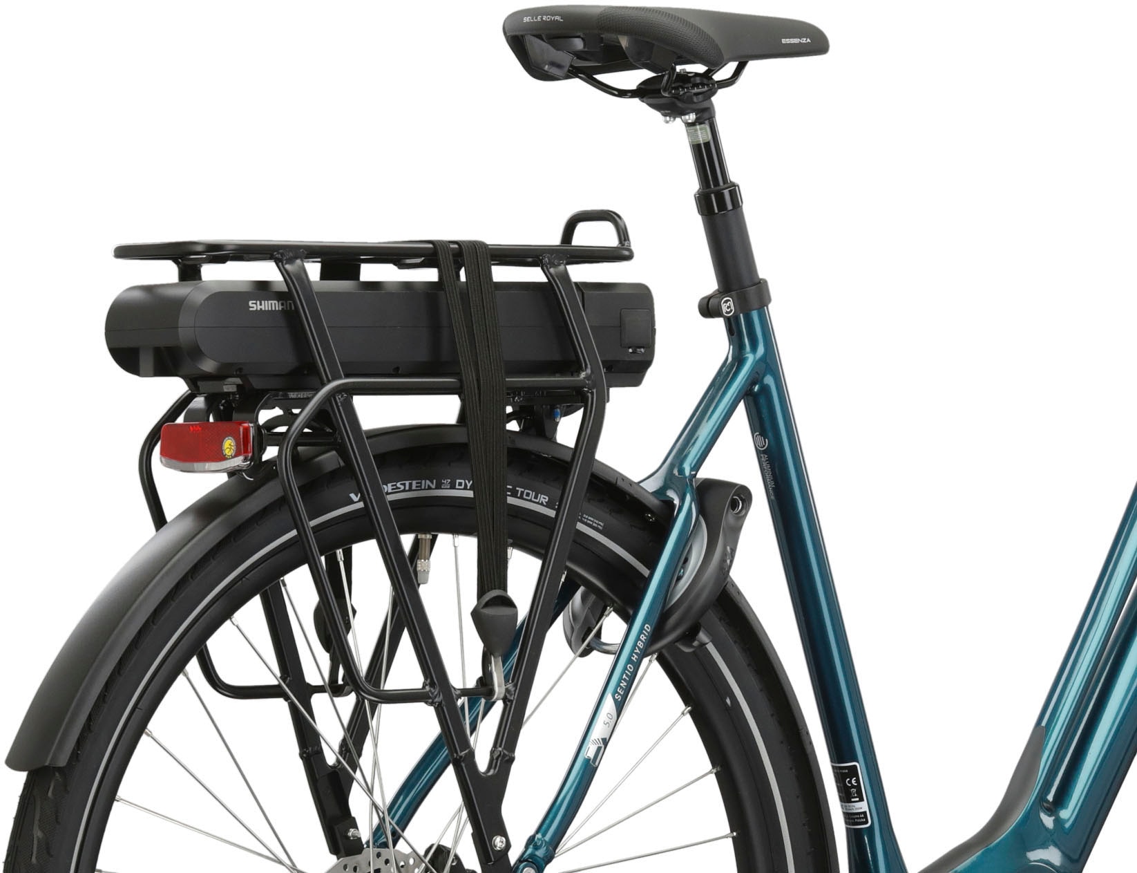 Kross E-Bike »E-Citybike Sentio Hybrid 5.0 28 Zoll türkis«, 7 Gang, Shimano, NEXUS, Mittelmotor 250 W, Pedelec, Elektrofahrrad für Damen und Herren