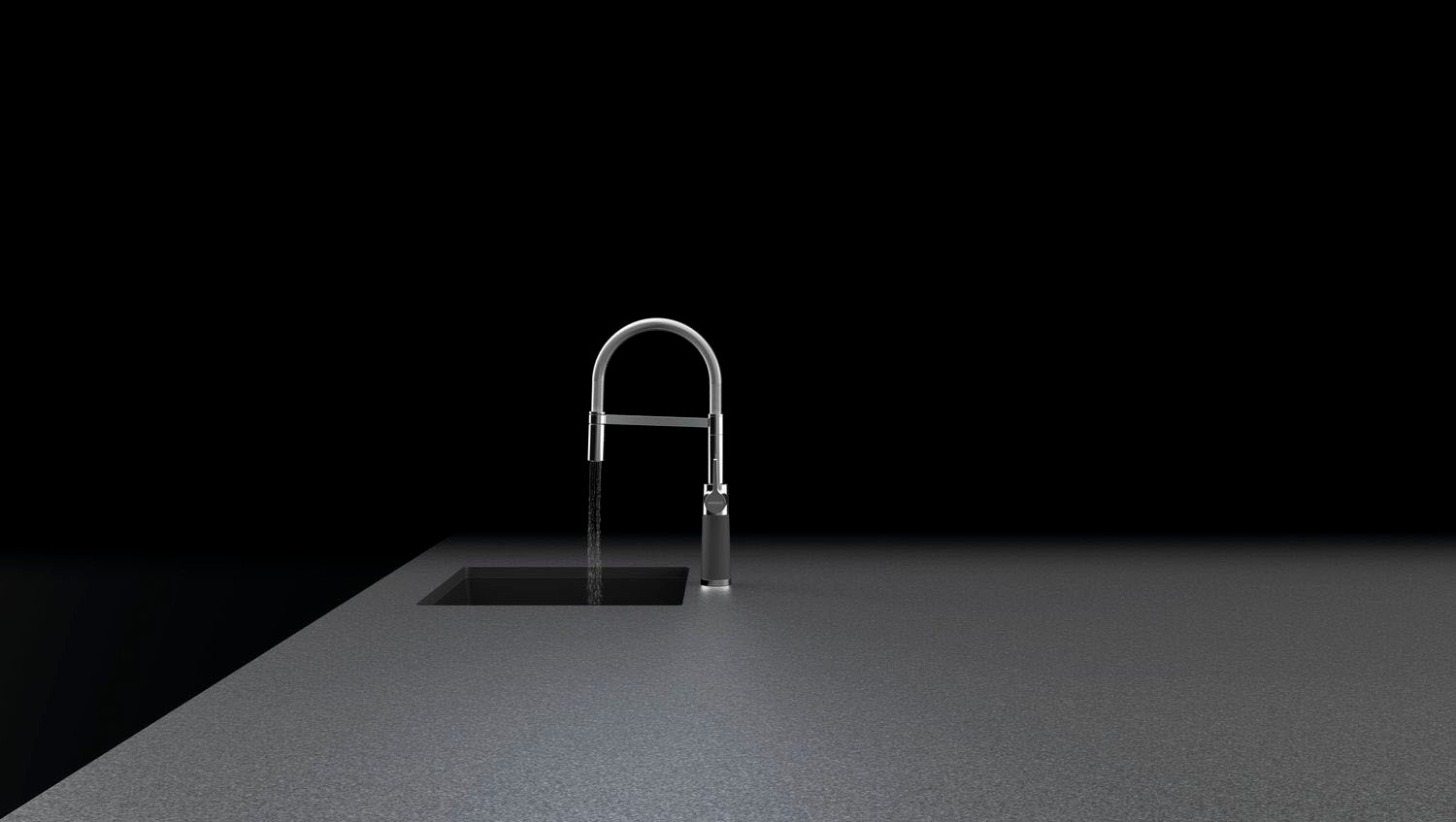 Schock Küchenarmatur »SC-550« Festauslauf, Strahl-Brause, Rückflussverhinderer, Schwenkbereich 150°