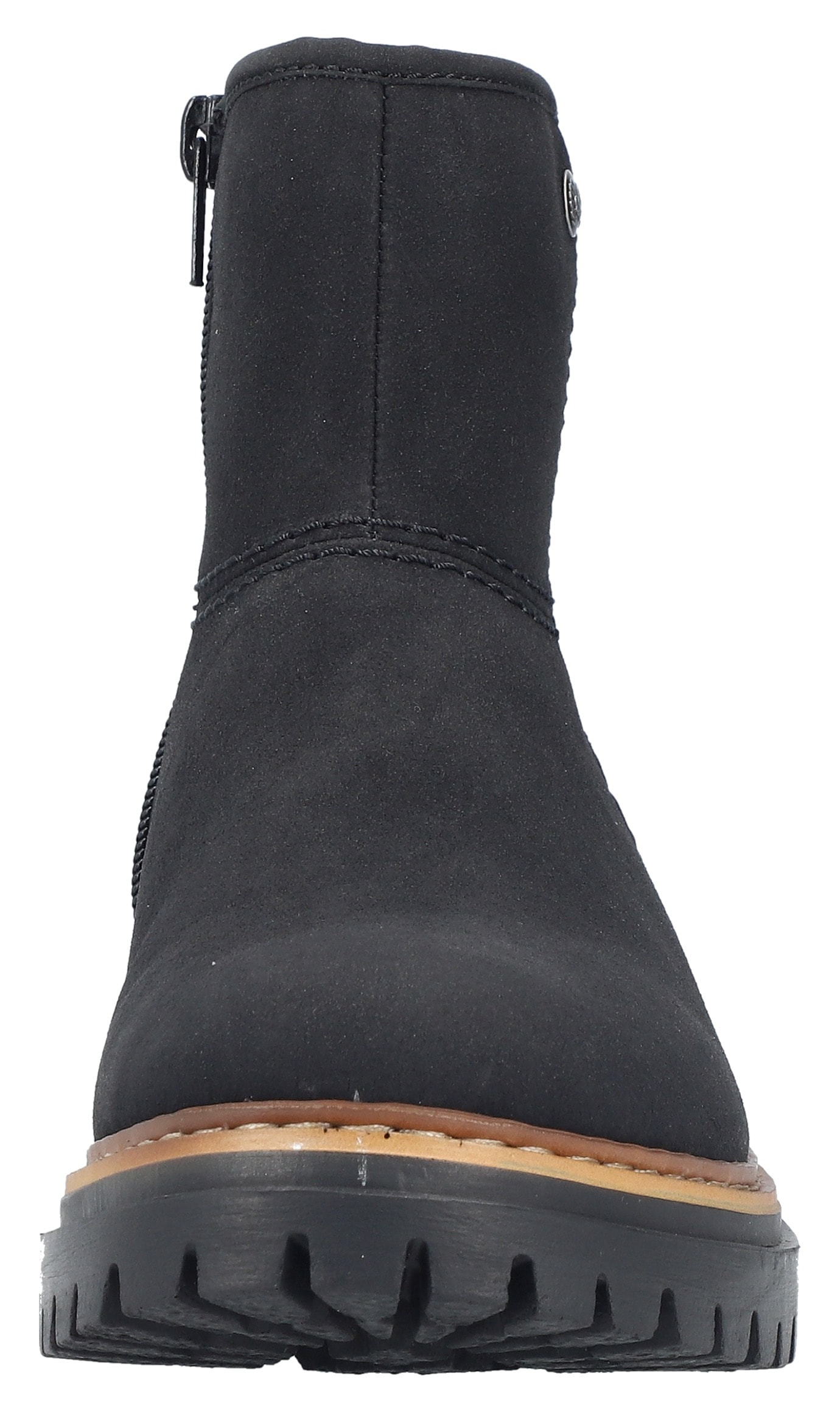 Rieker Winterstiefelette, Winterboots, Ankleboots, Profilsohle, mit Innenreißverschluss