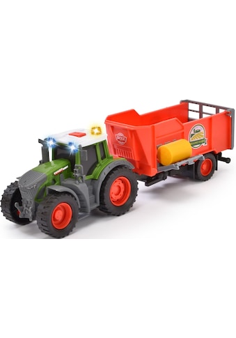 Dickie Toys Spielzeug-Traktor »Fendt mit Anhänger«, mit Licht, Sound und weiteren... kaufen